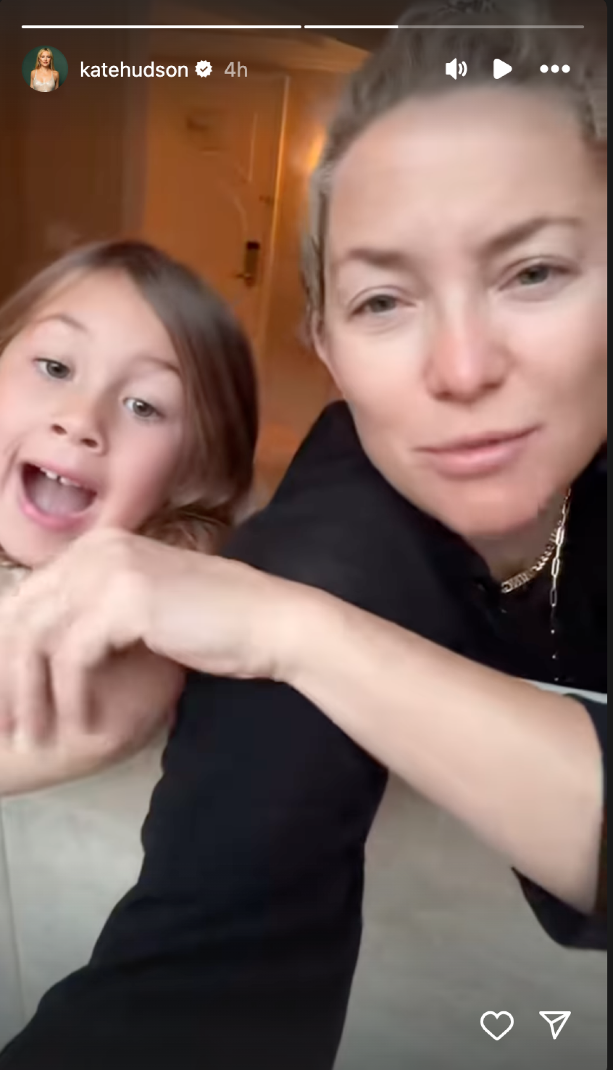 Kate Hudson with Daughter