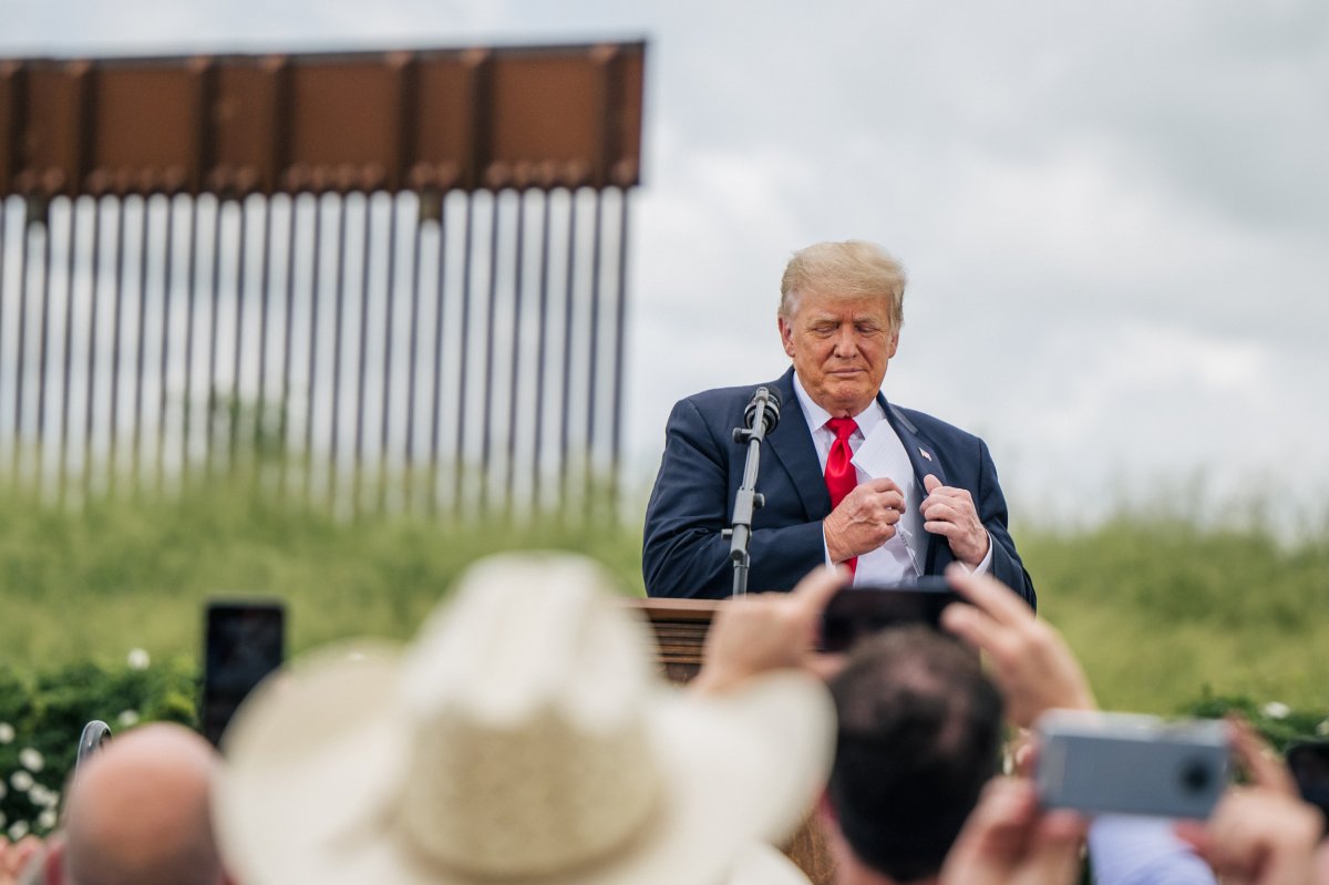 Muro fronterizo de Texas de Donald Trump en 2021