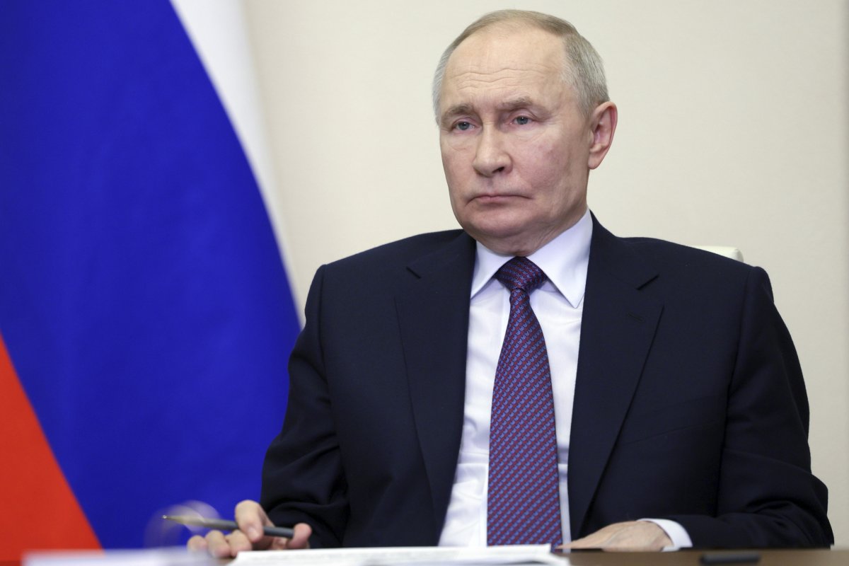 Russian President Vladimir Putin in Meeting