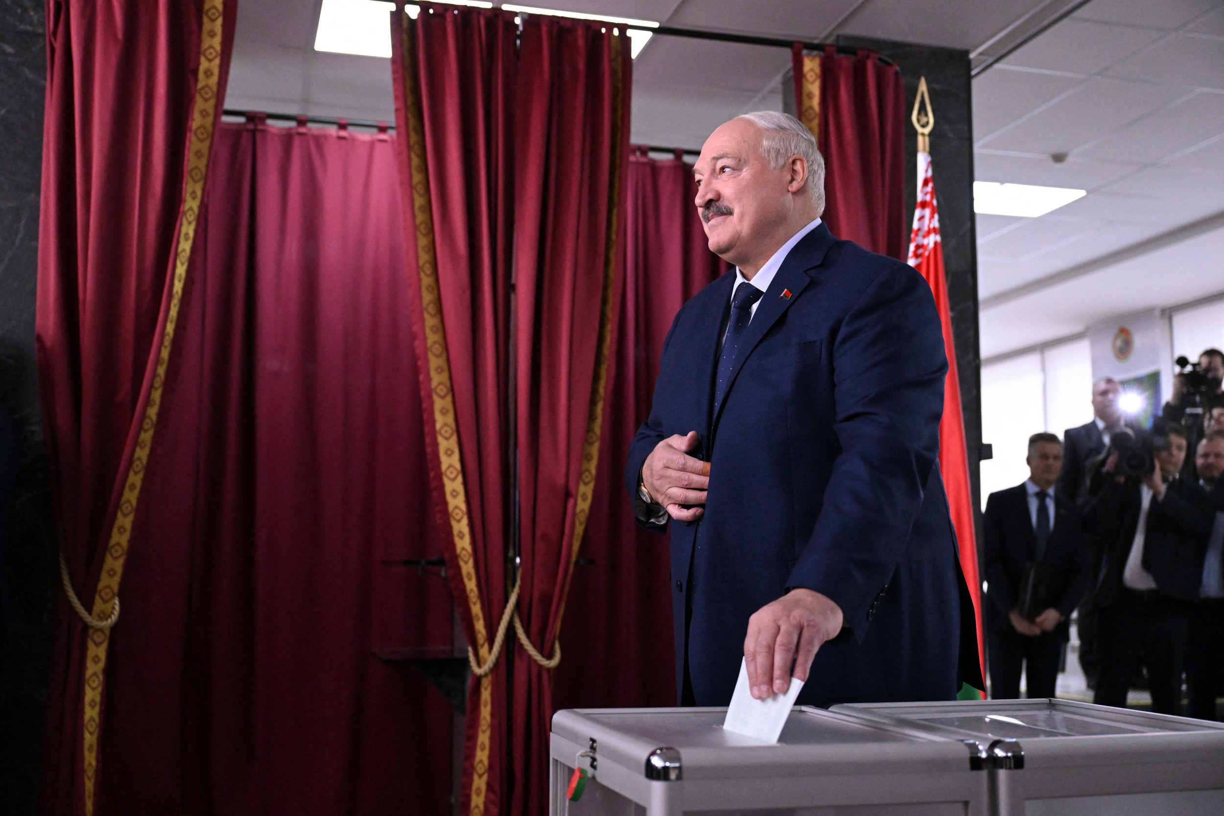 Putin ally Lukashenko projected to secure unsurprising 7th term in Belarus