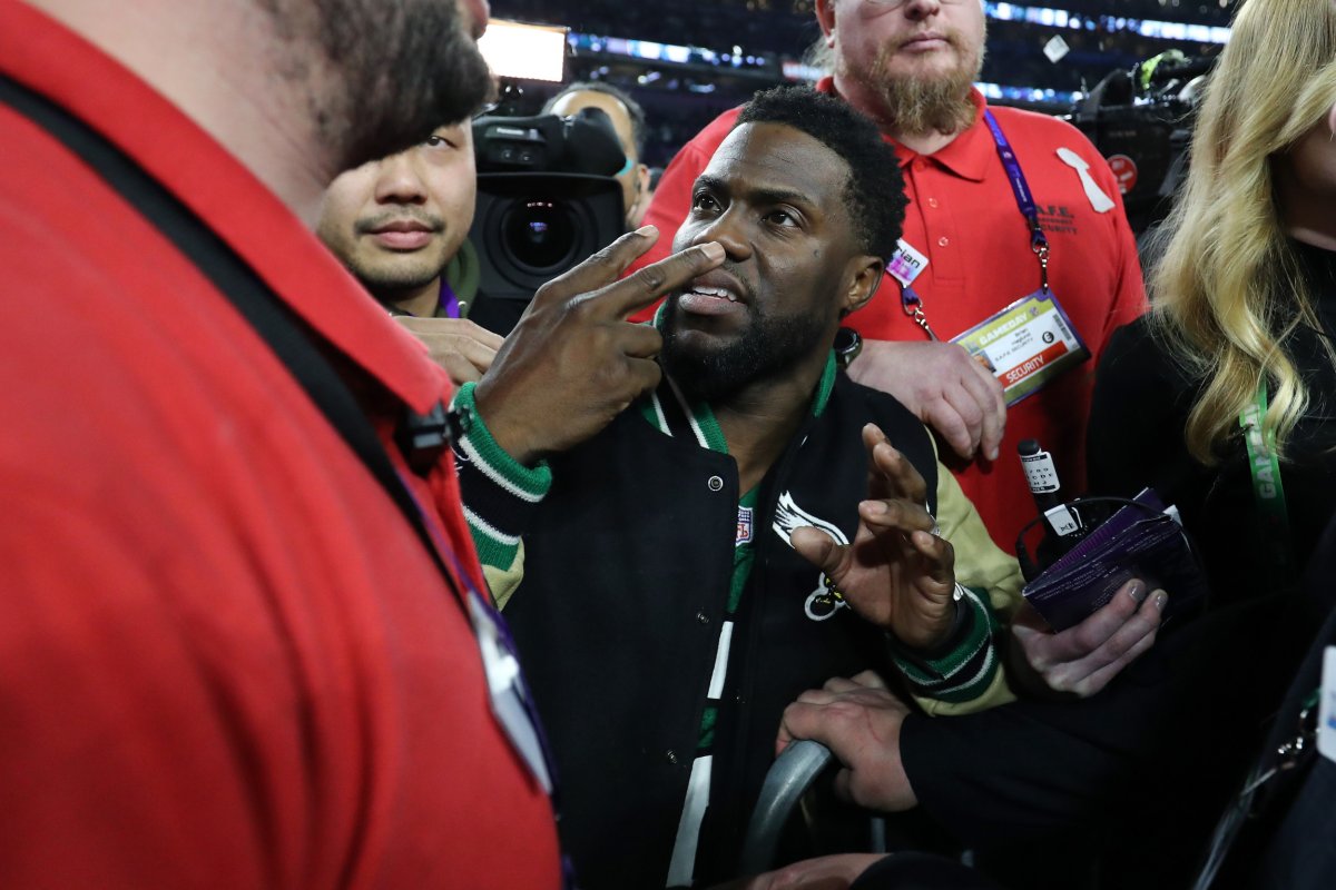 Kevin Hart at Super Bowl