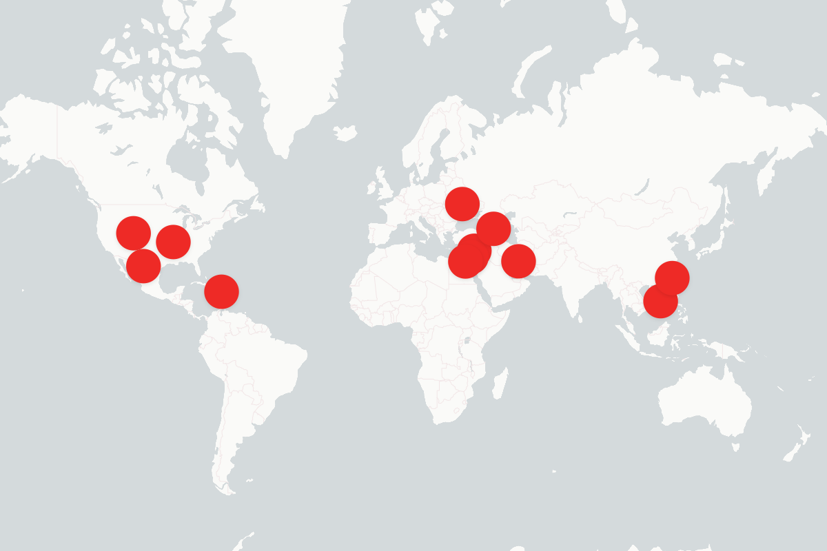 World Map Shows Most Dangerous Conflicts for US in 2025