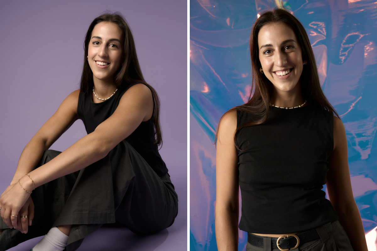 Hannah Koumakis Poses For Photos