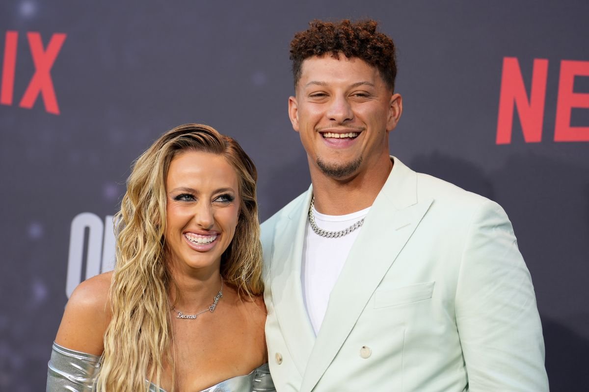 Brittany Mahomes and Patrick Mahomes