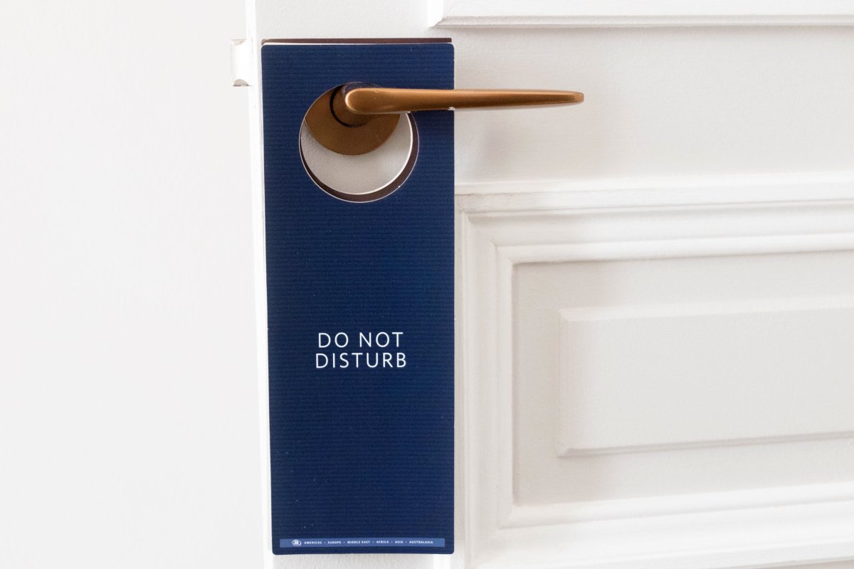 do not disturb