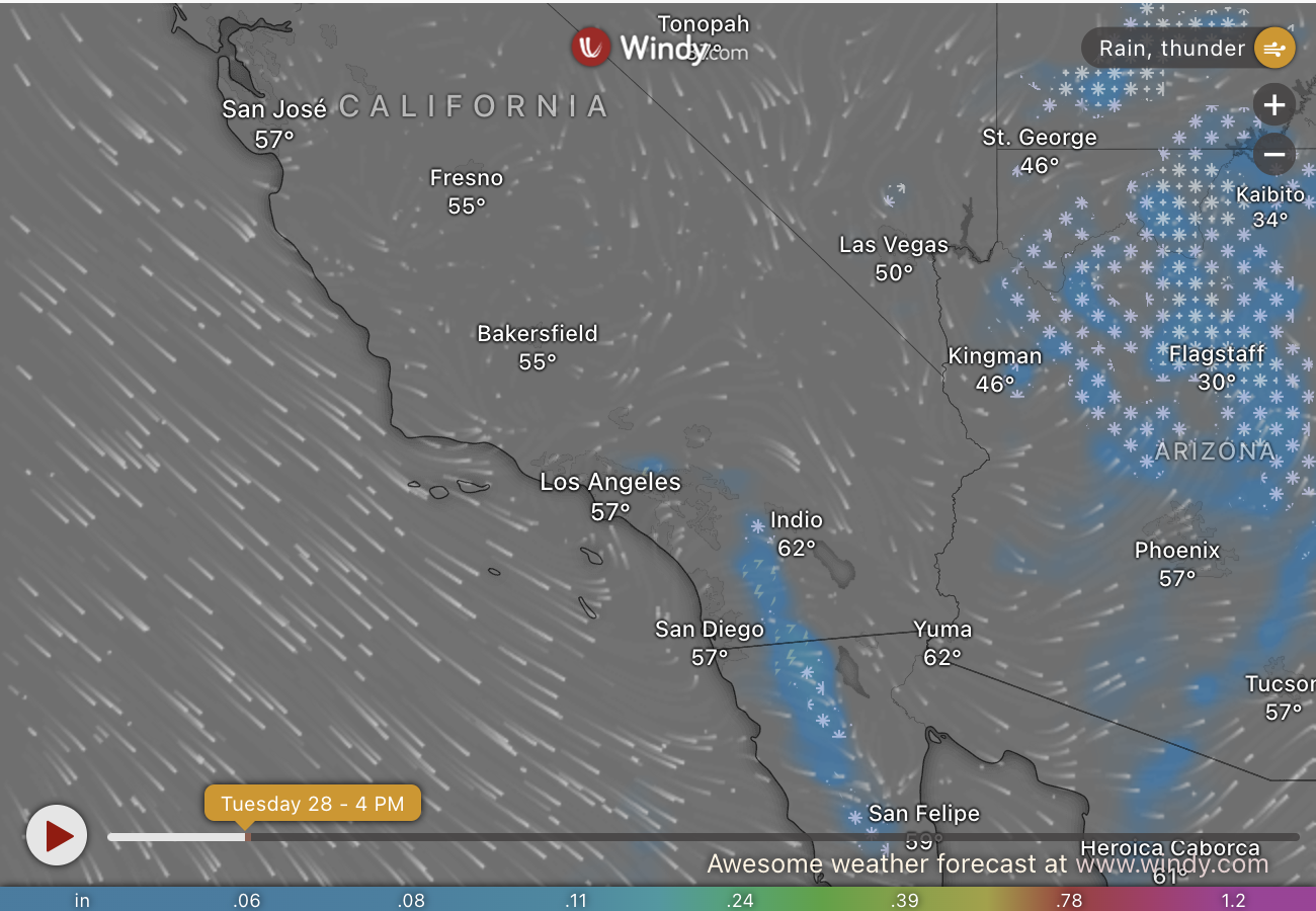 Is Los Angeles Rain Over? Forecast as Wildfires Continue