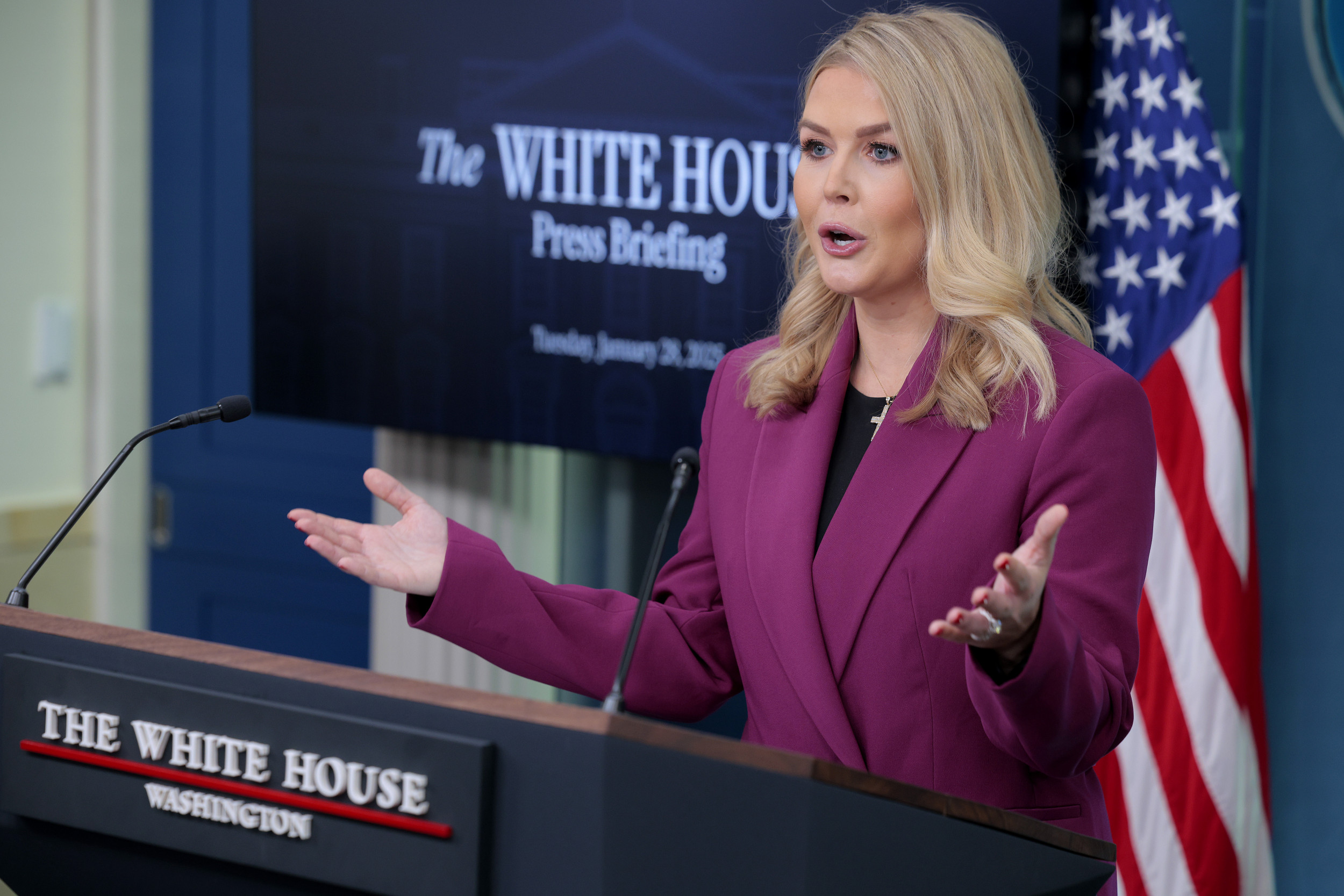Judge Cites Trump's Press Secretary in Looming Restraining Order Decision -  Newsweek