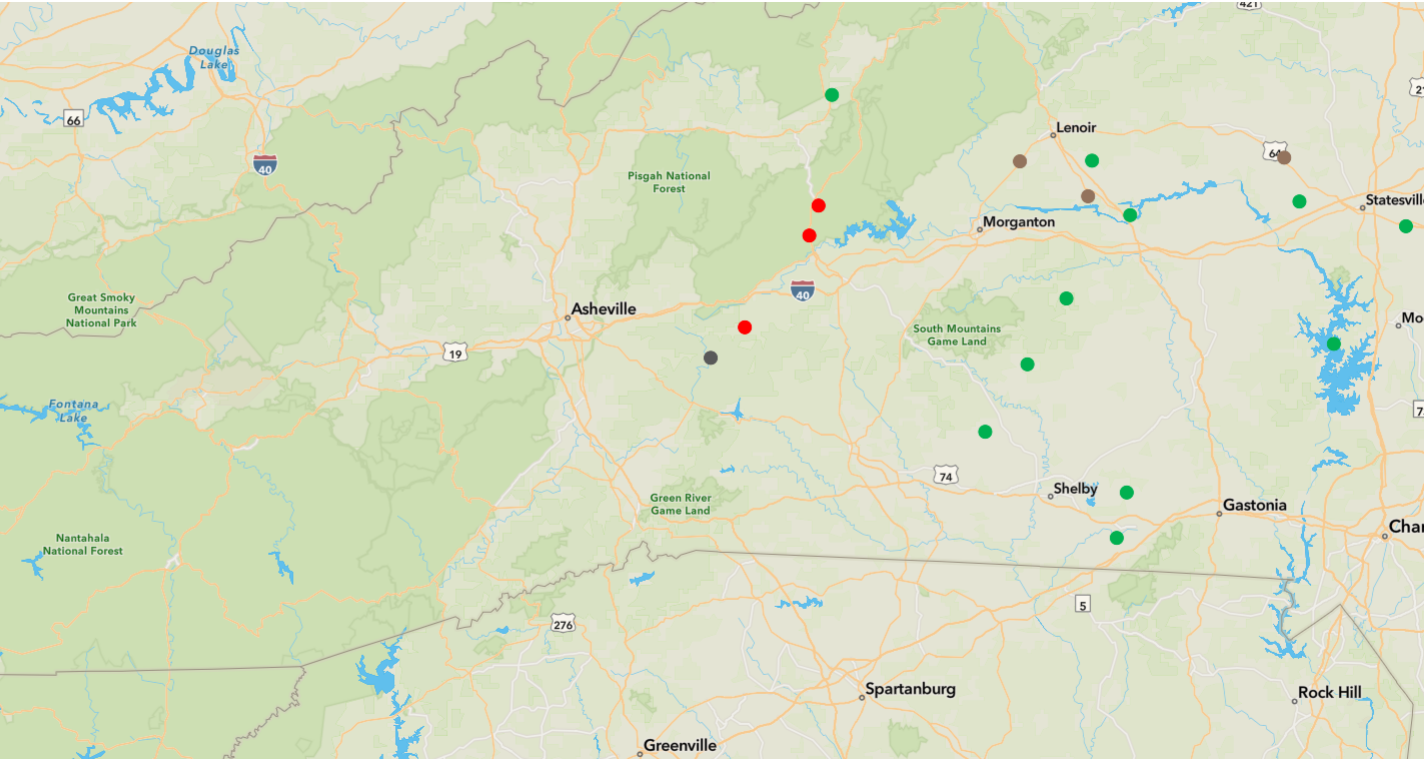 North Carolina Wildfire: Map Shows Active Incidents in Area - Newsweek