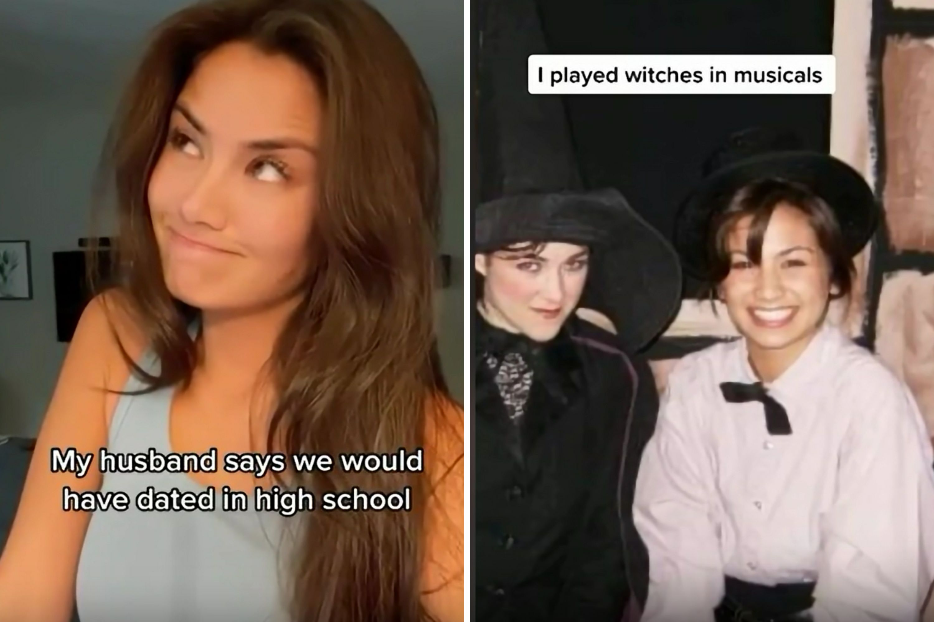 Woman proves husband wrong after he claims they'd have dated in high school
