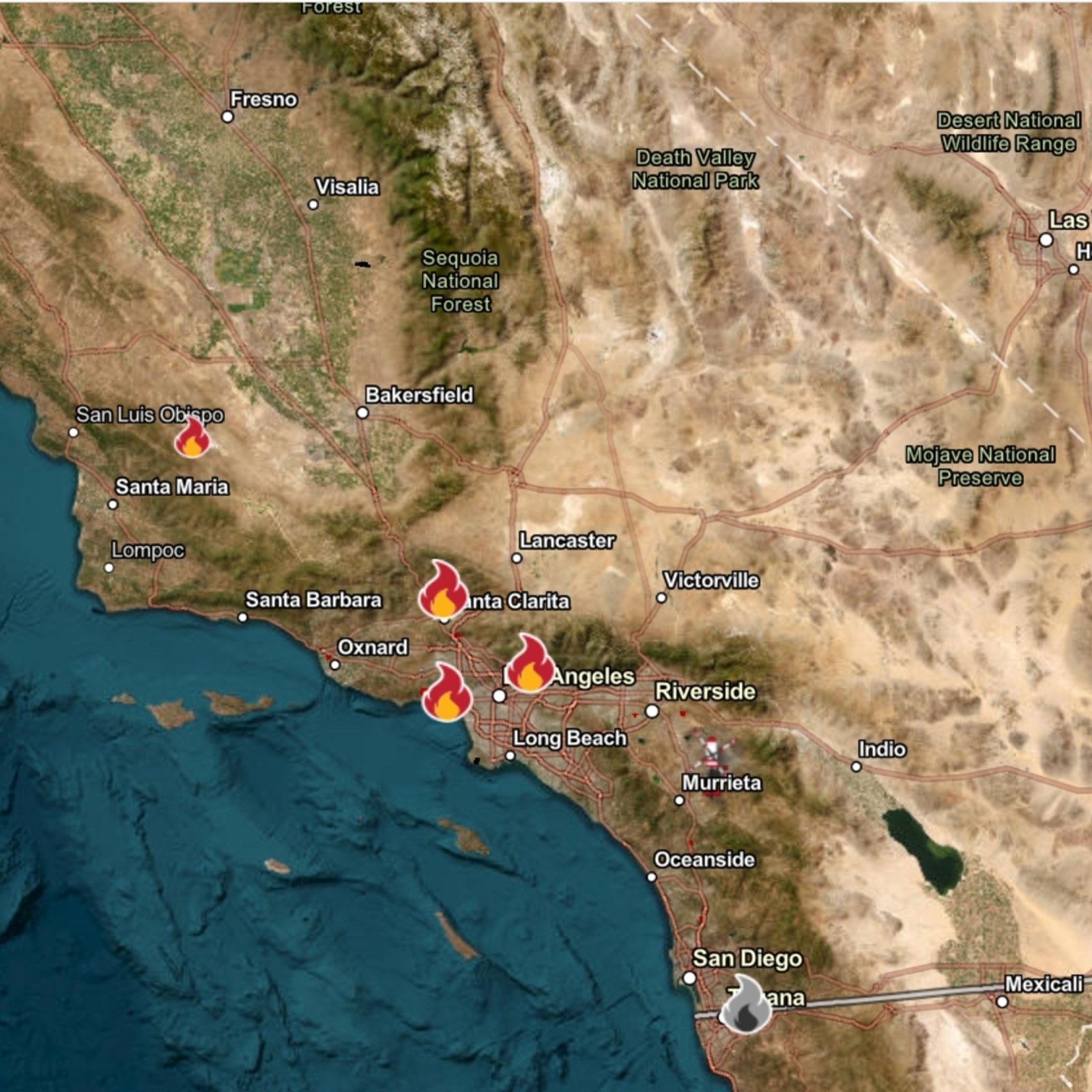 Wildfire Map Example Northern California Wildfire Map Map: Smith River Wildfire At Edge Of