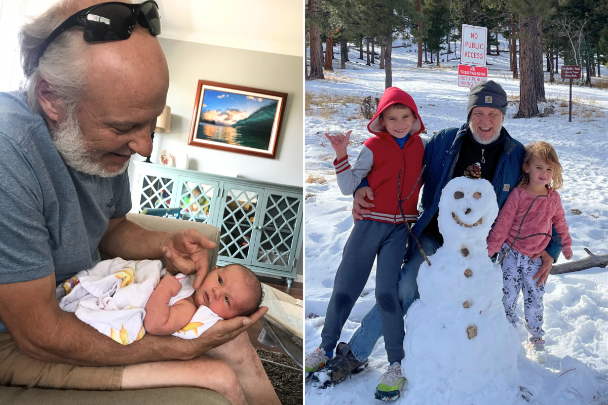 Scott Miller and grandchildren