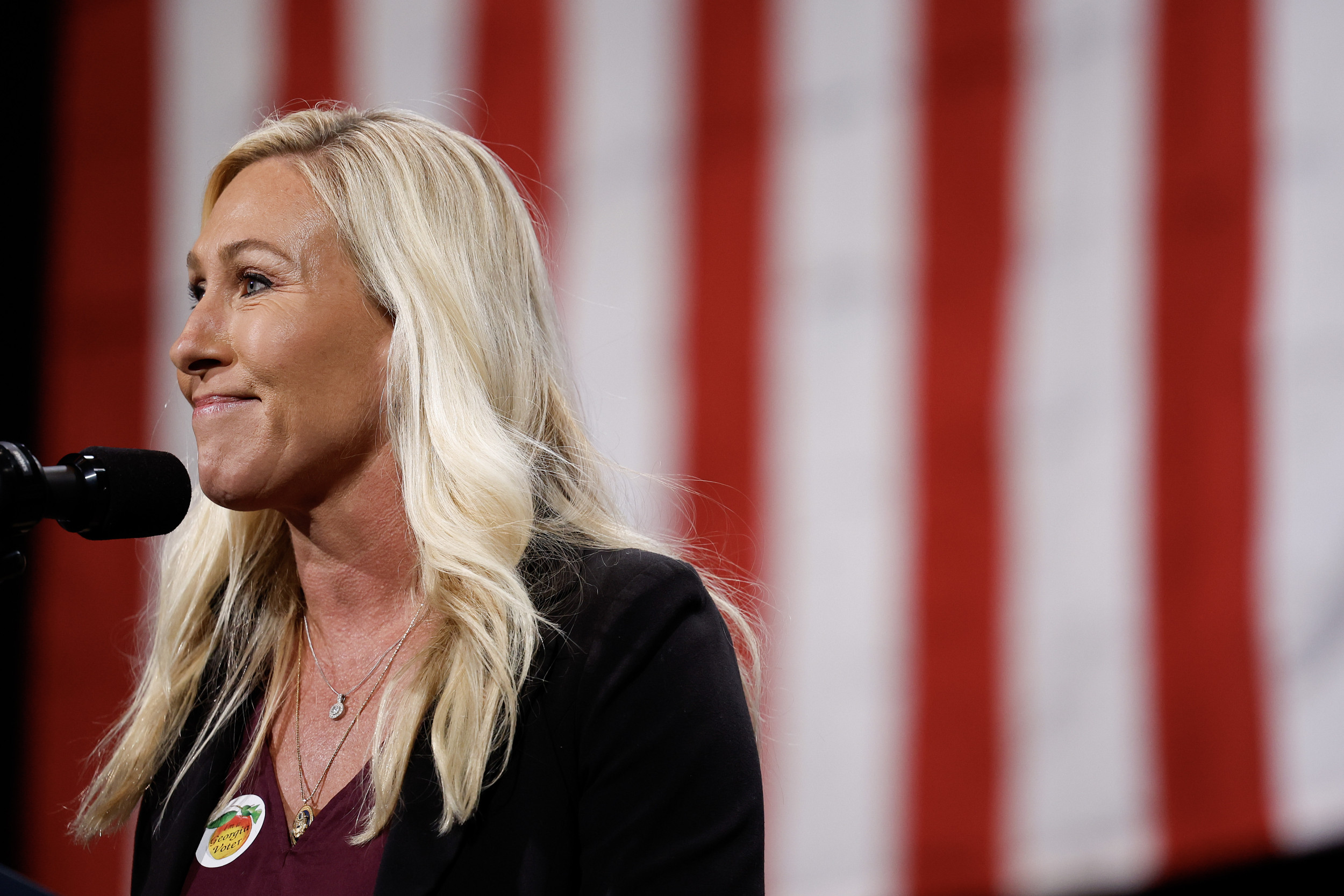 Marjorie Taylor Greene Questions Reporters Accent: American Media First