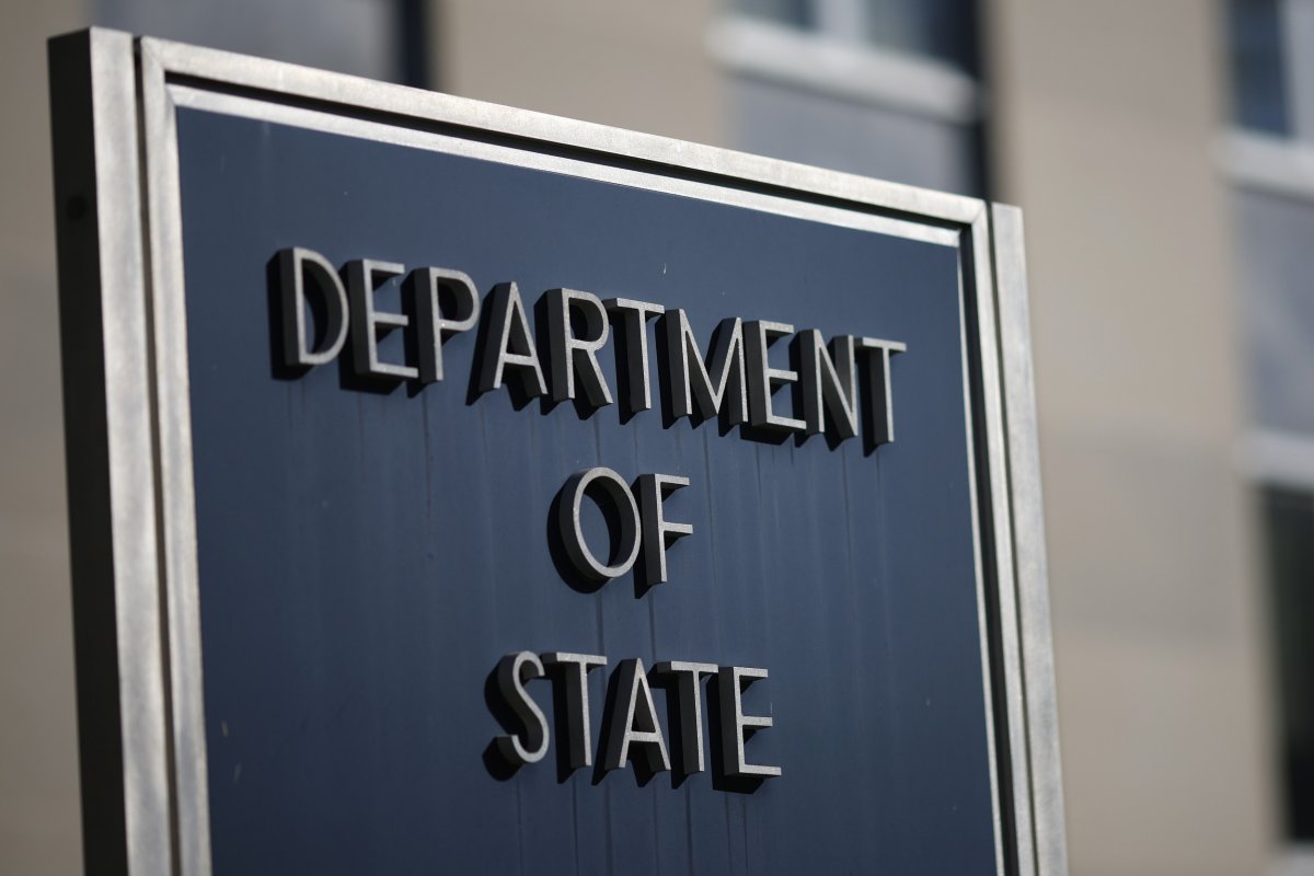 US State Department sign