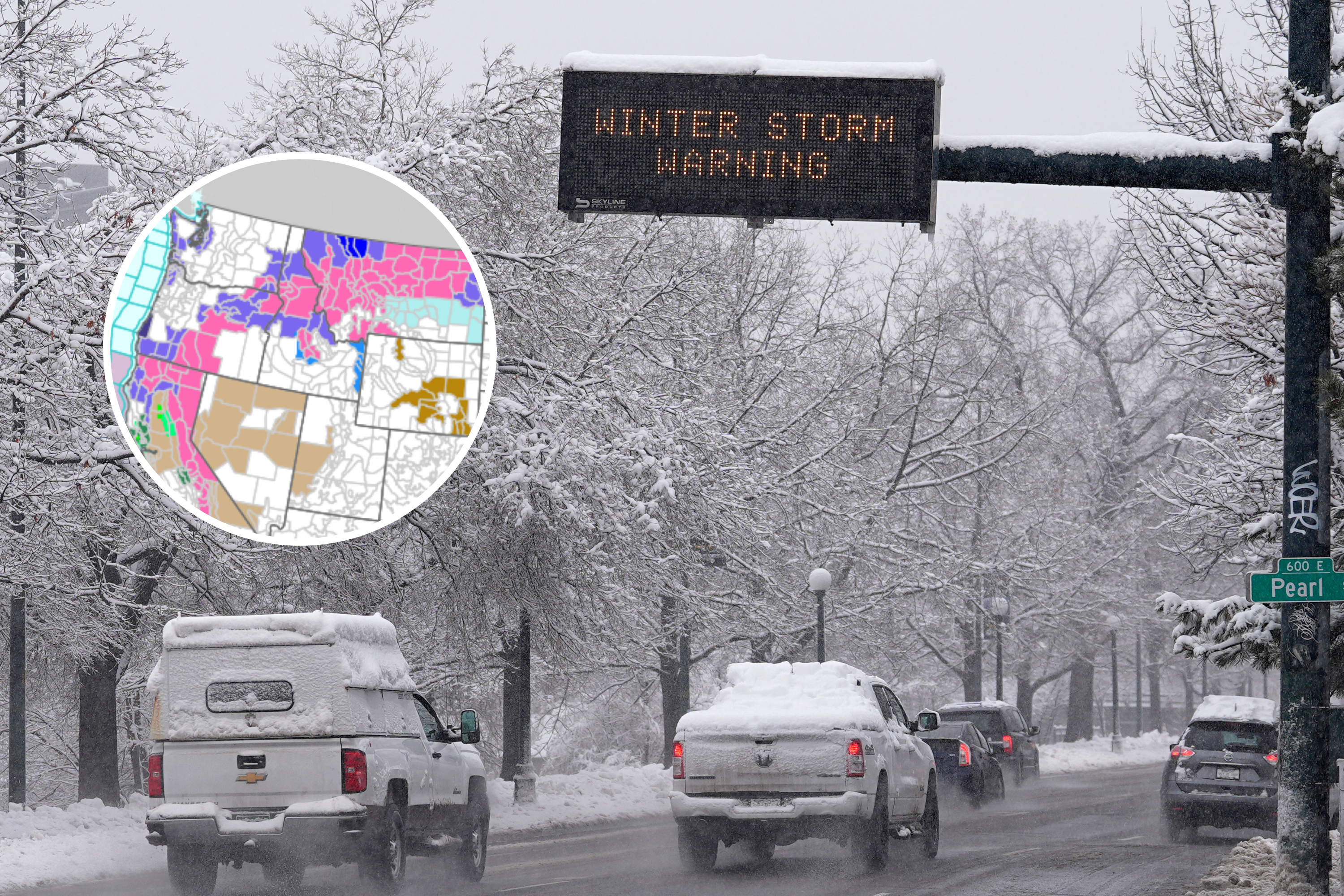 Map Shows Winter Storm Threatening Travel Chaos Across Five States