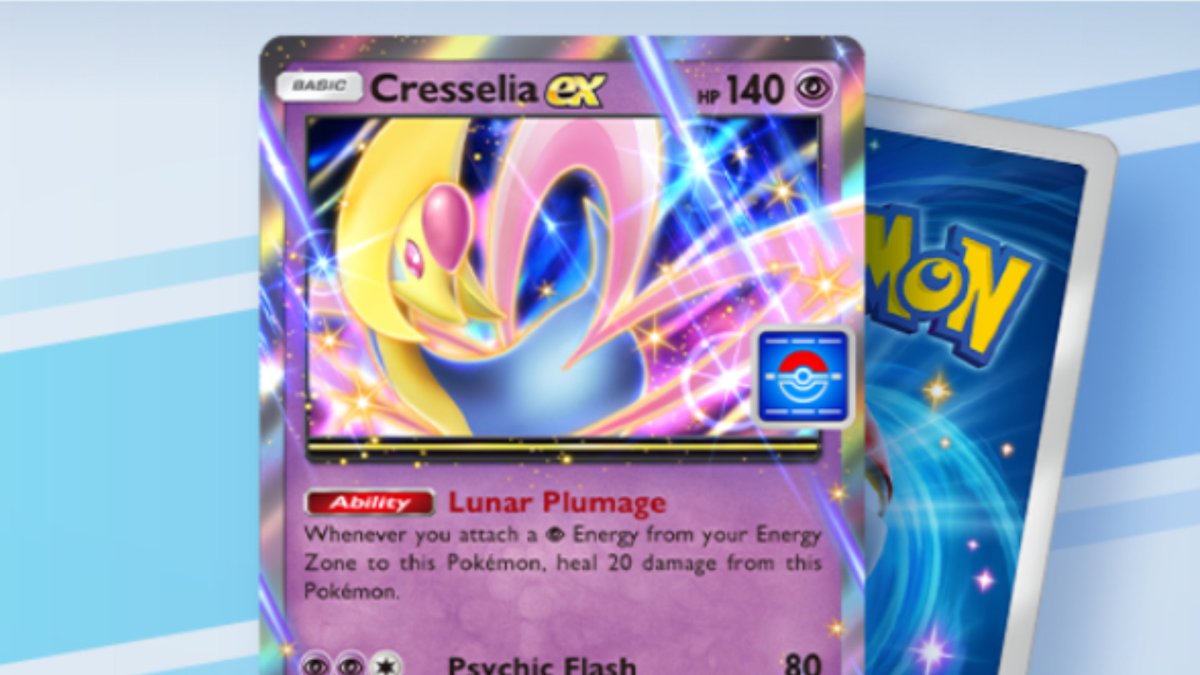 Pokemon TCG Pocket Cresselia ex splash