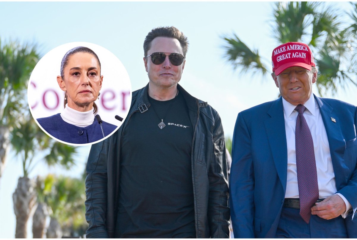 Sheinbaum Musk Trump