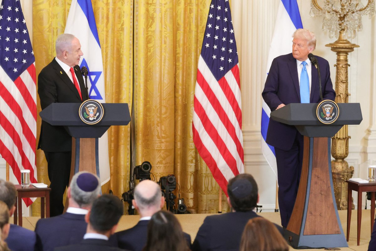 Benjamin Netanyahu and Donald Trump