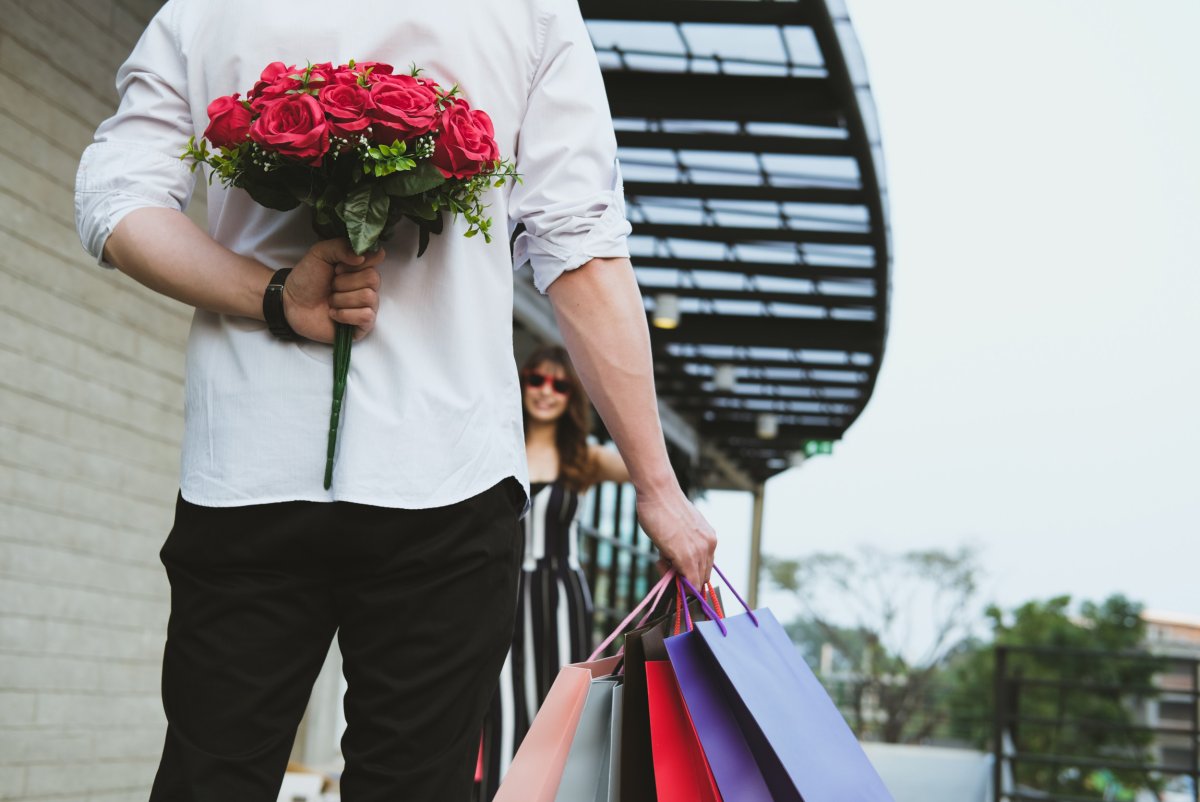 Man Holding Gift