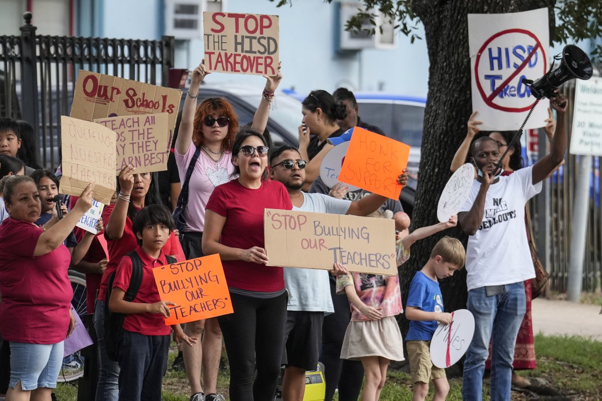 HISD protest