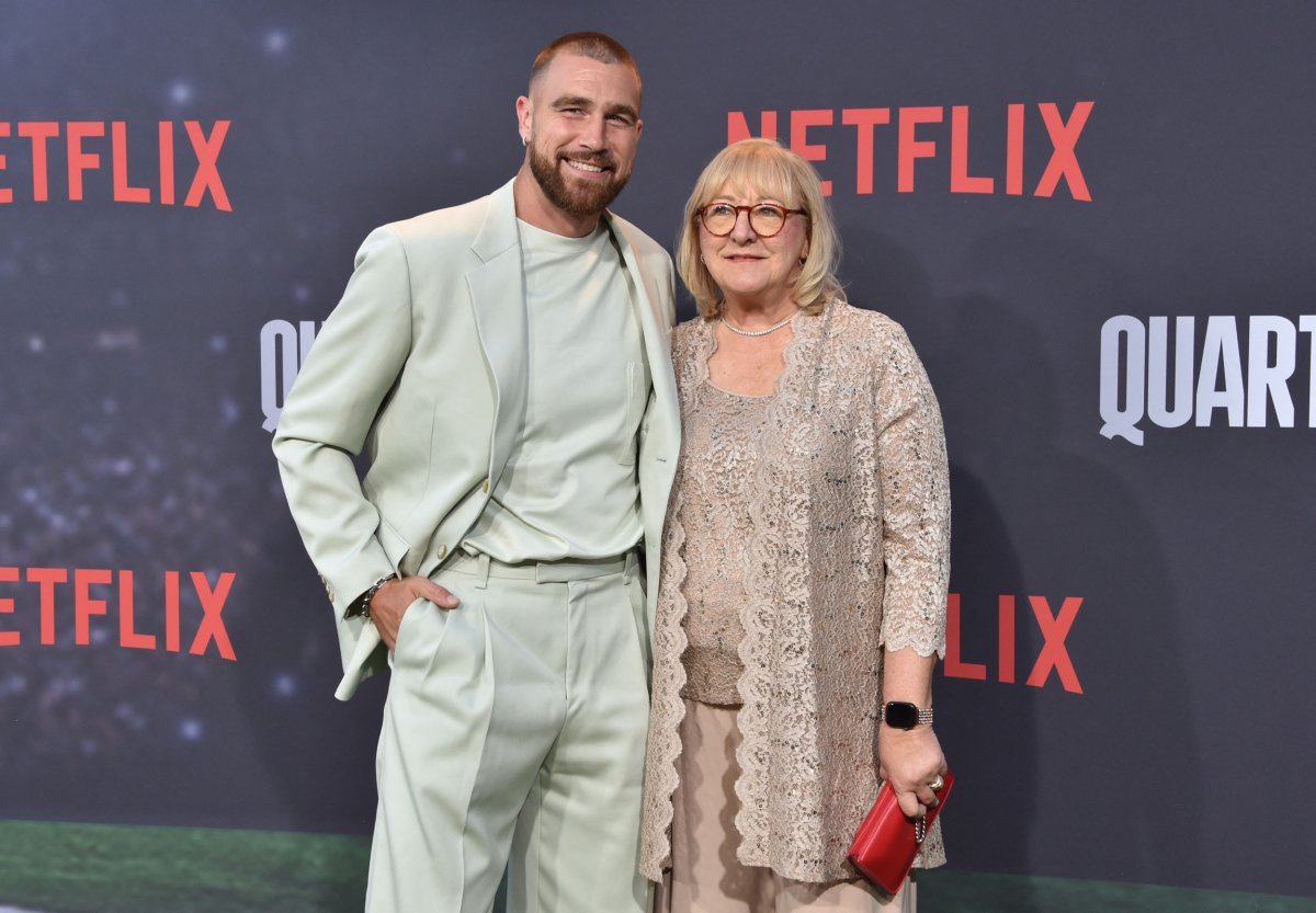 Travis Kelce and Donna Kelce