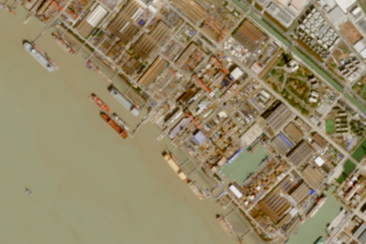 Chinese Carrier Fujian In Shanghai Dry Dock