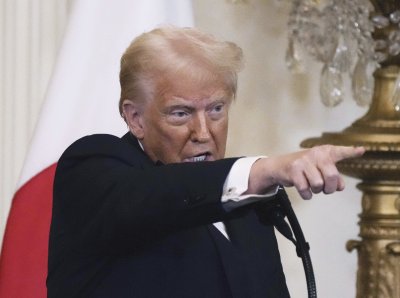 President Donald Trump at a Friday presser President Donald Trump at a Friday presser
