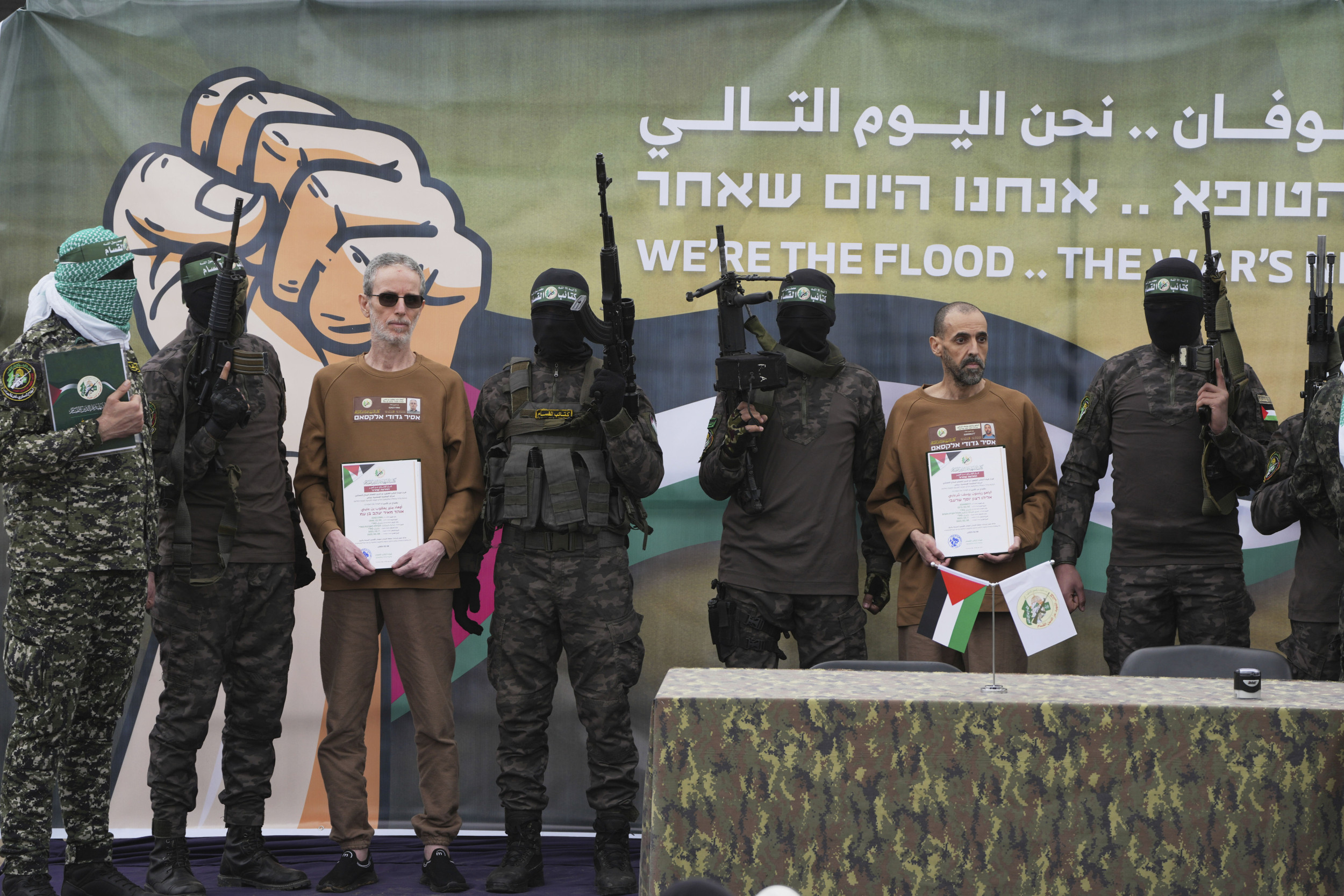 Israel shows "shocking" Images as three hostages released by Hamas