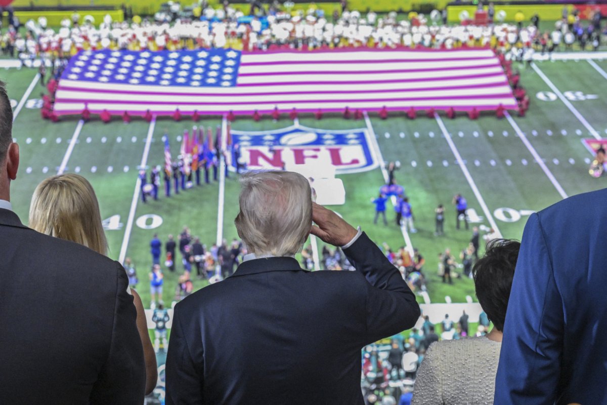 Trump Philadelphia Eagles Win