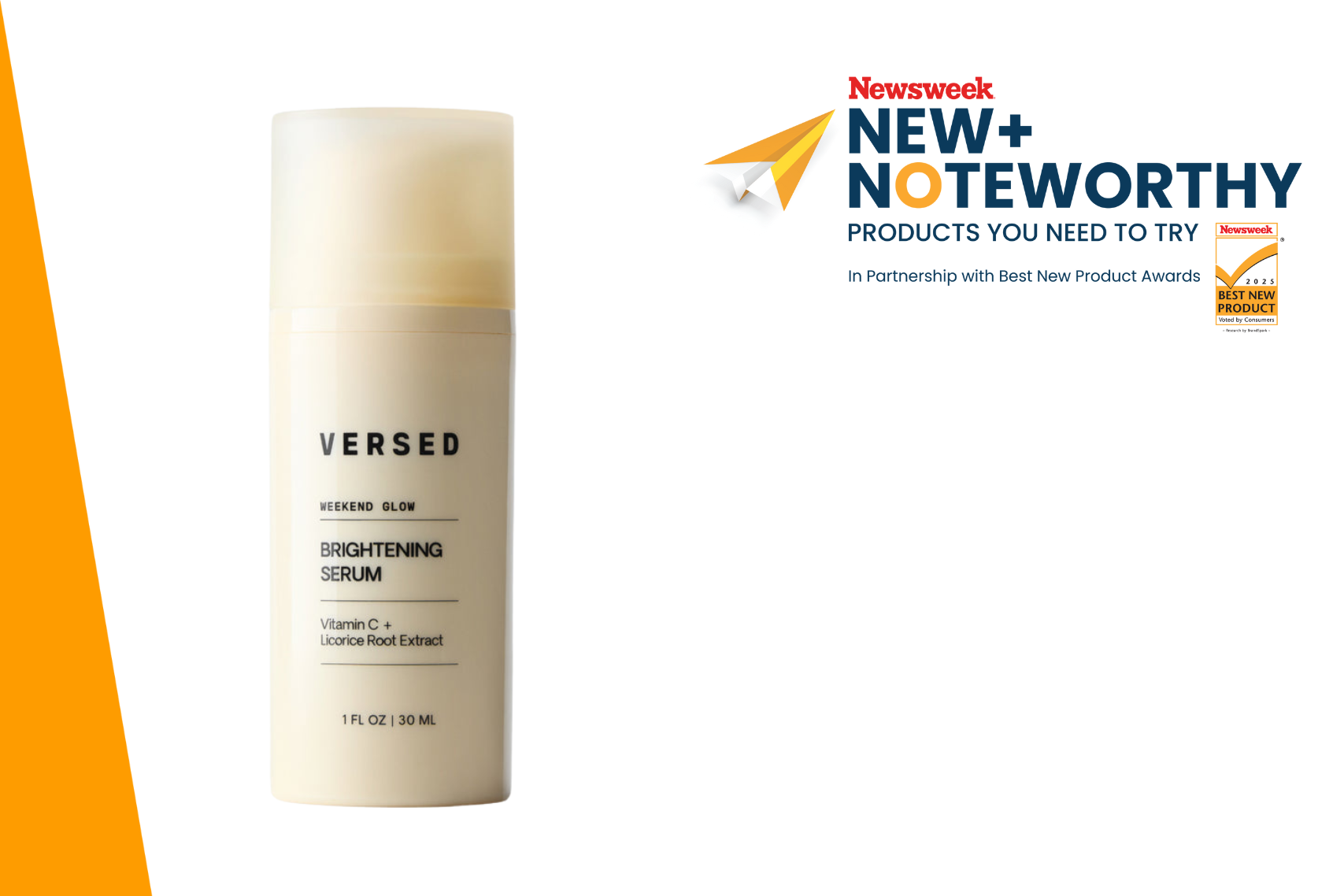 Versed Weekend Glow Brightening Serum