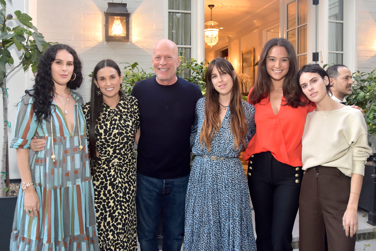Demi Moore Bruce Willis Daughters 'Inside Out'