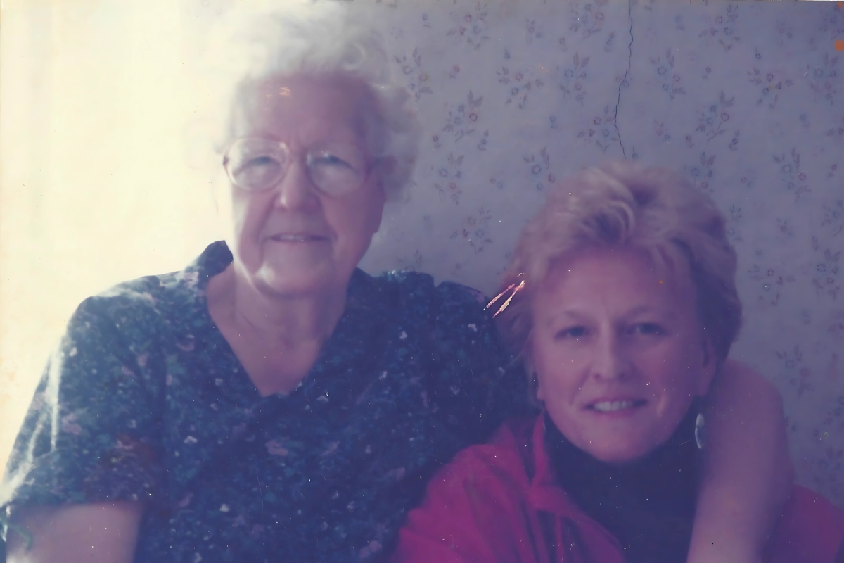 Trudy Bayer and mother Gertrude