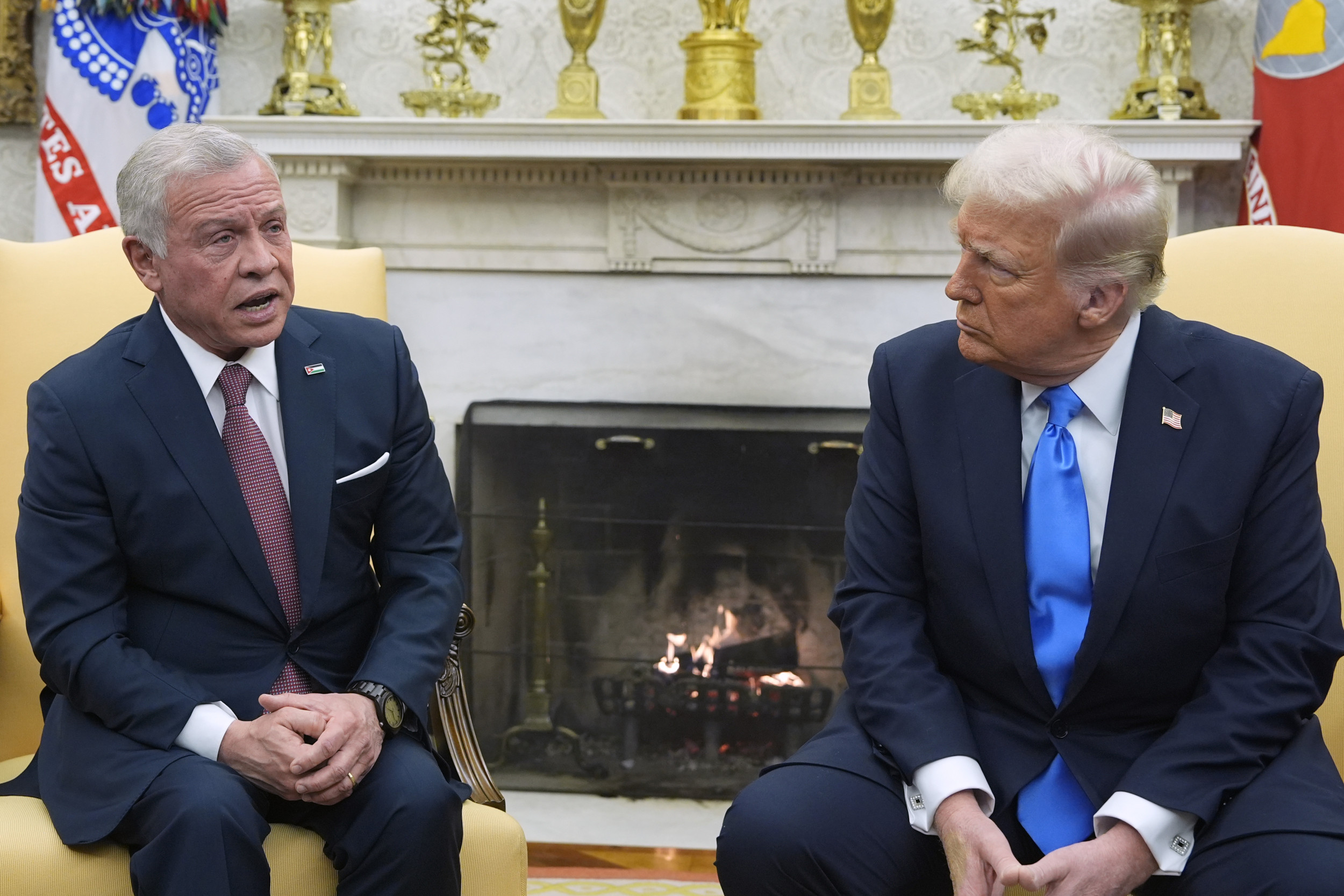 Jordan's King Abdullah tells Trump he will take in 2,000 Gaza children