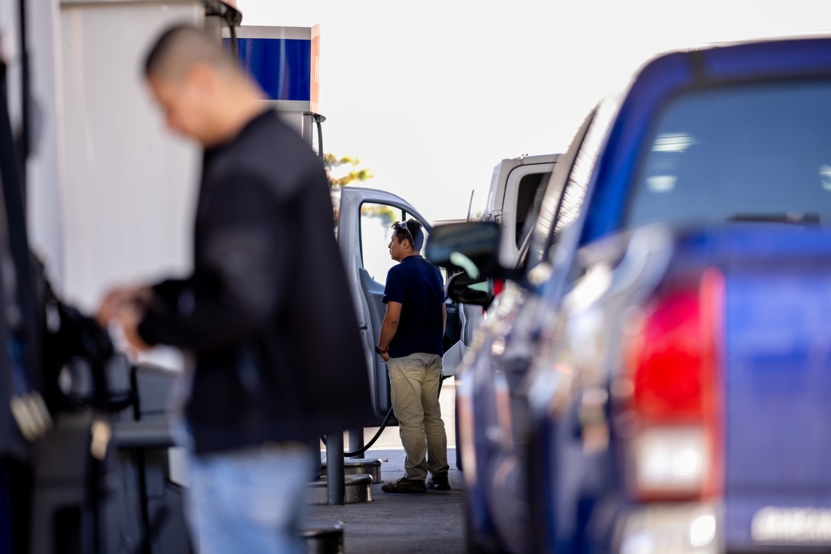 Estación de precio de gas