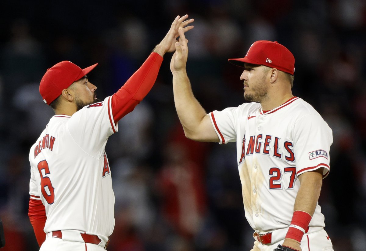 Anthony Rendon Mike Trout Angels