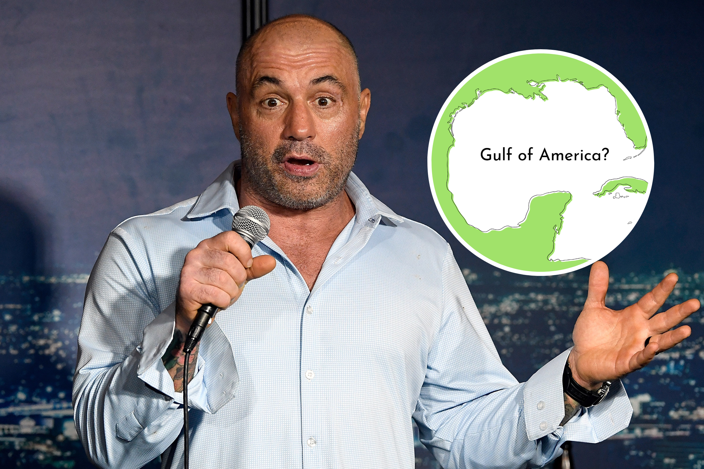 Joe Rogan Reacts to Trumps Gulf of America Name Change