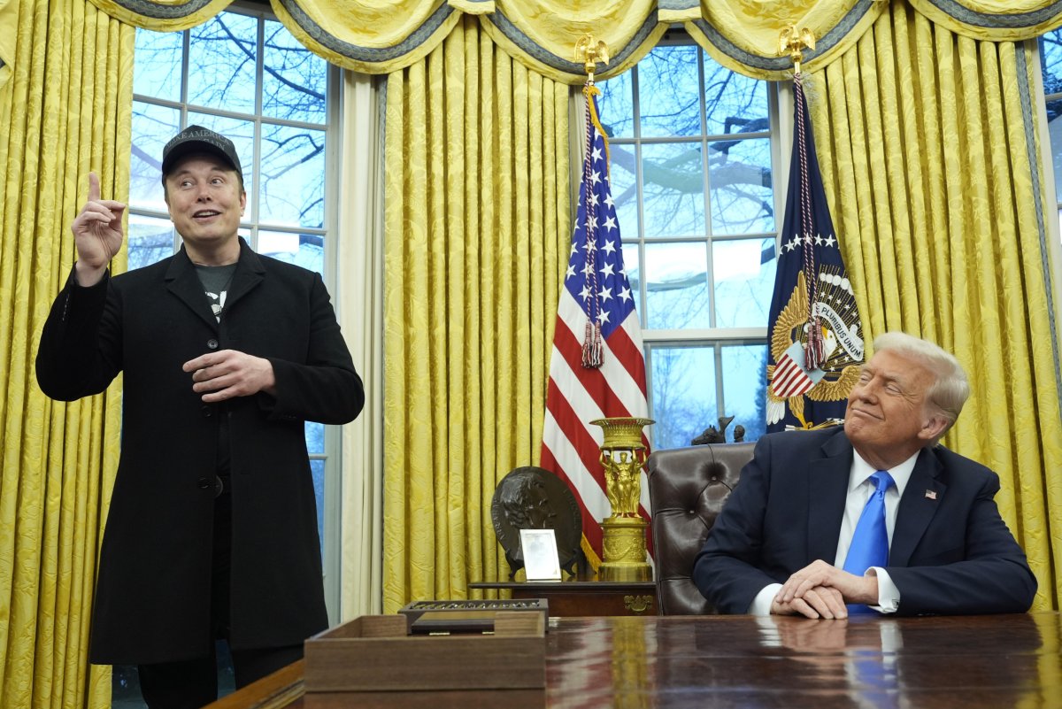 Elon Musk and Donald Trump Oval Office