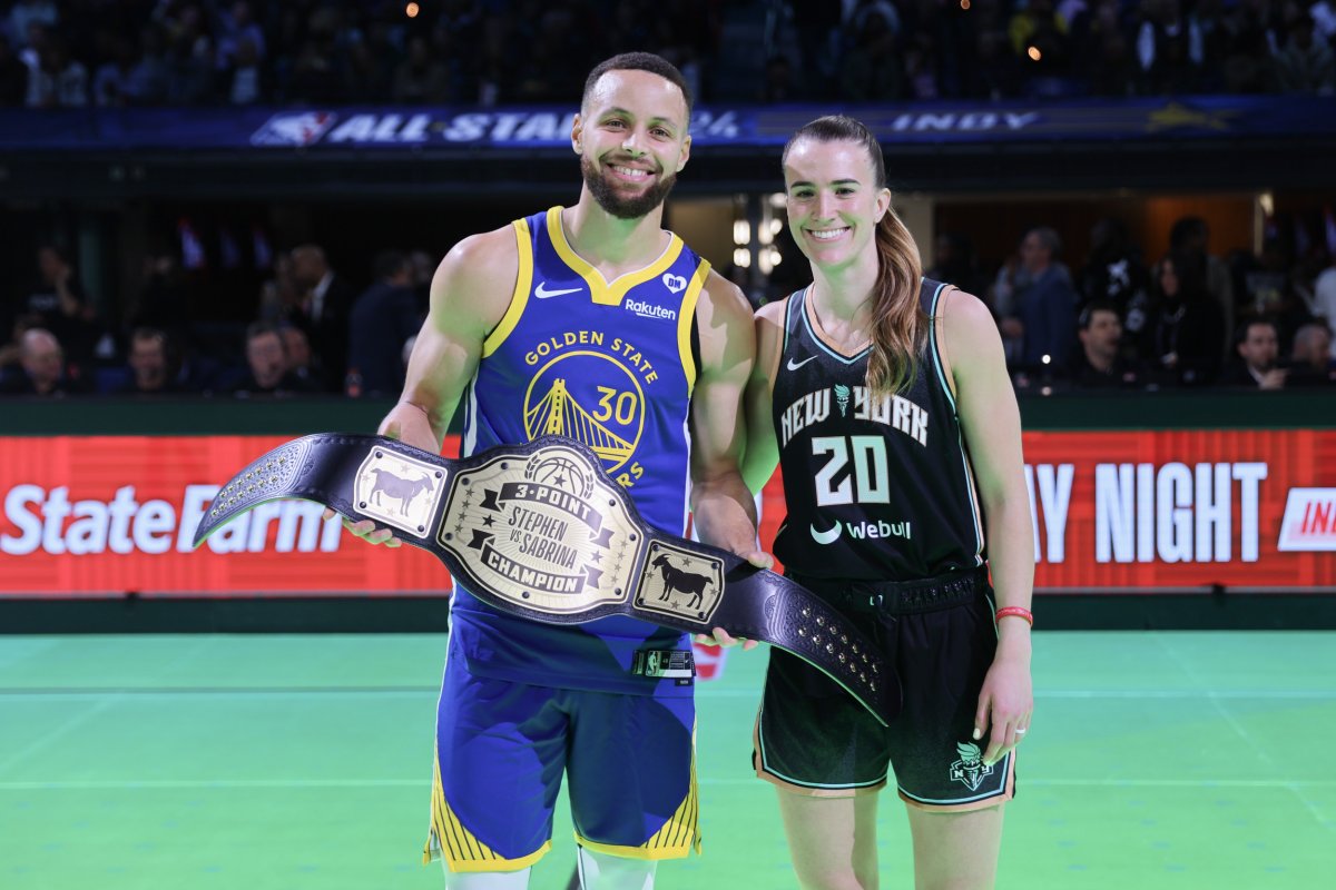 Steph Curry and Sabrina Ionescu