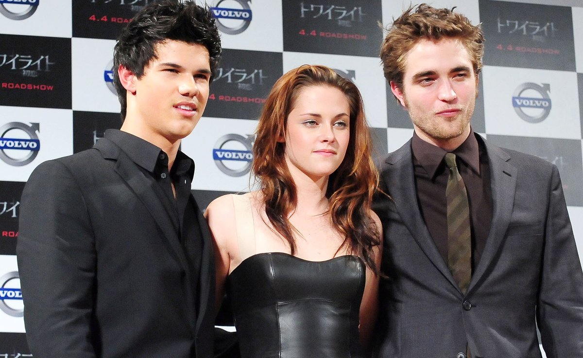 Taylor Lutner, Kristen Stewart y Robert Pattinson