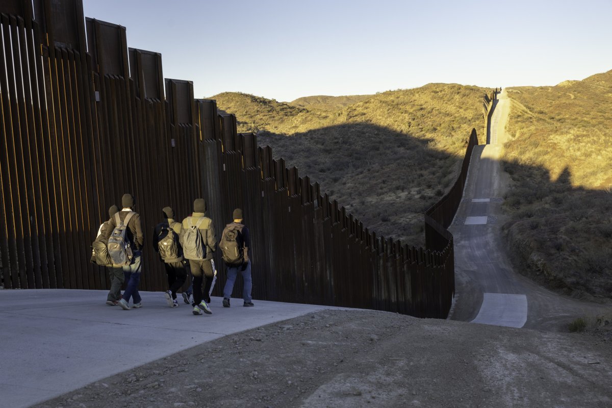Migrants at US Mexico border