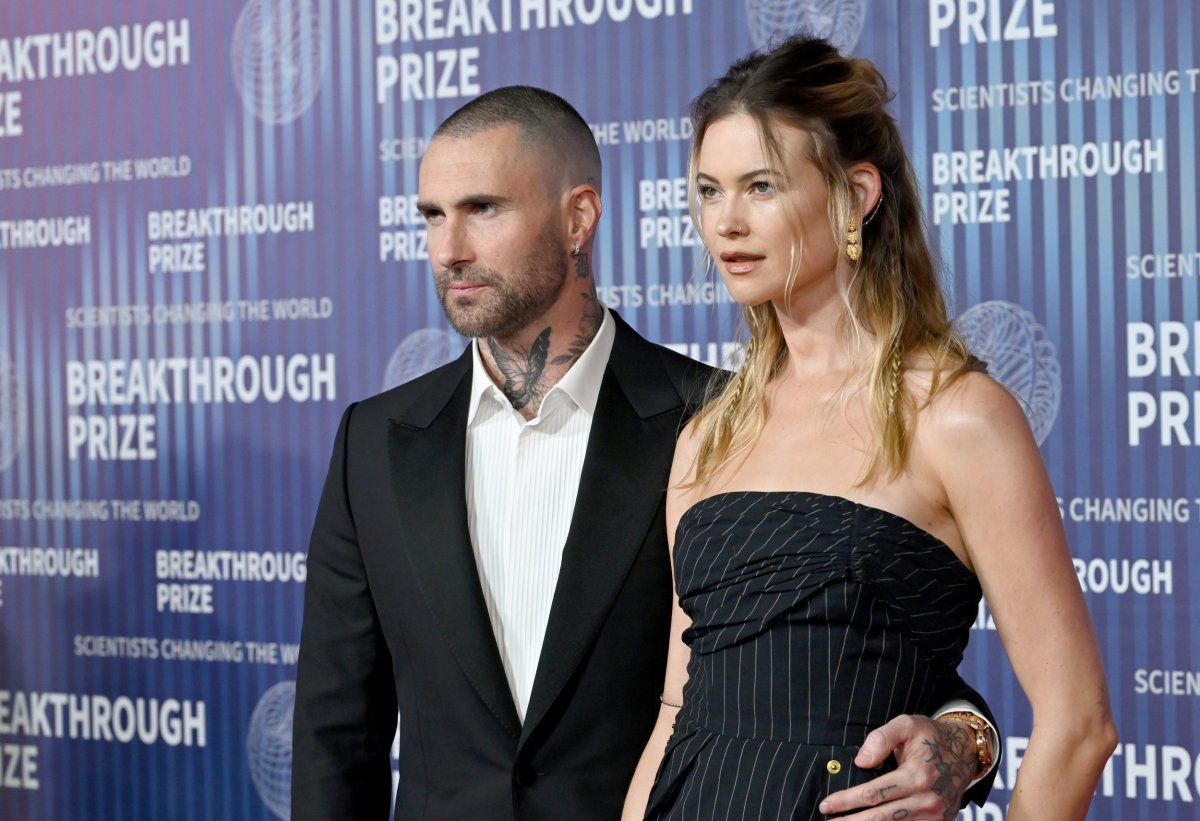 Behati Prinsloo and Adam Levine