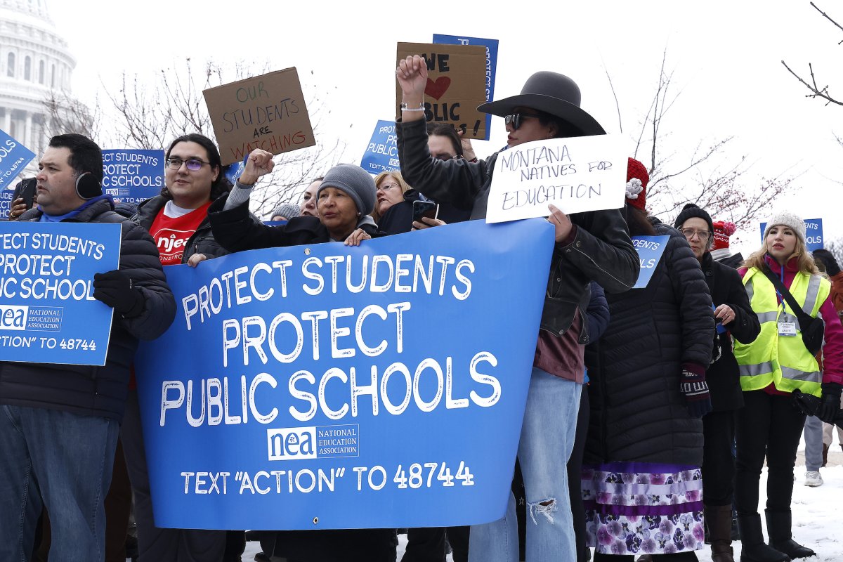 Department of Education protest