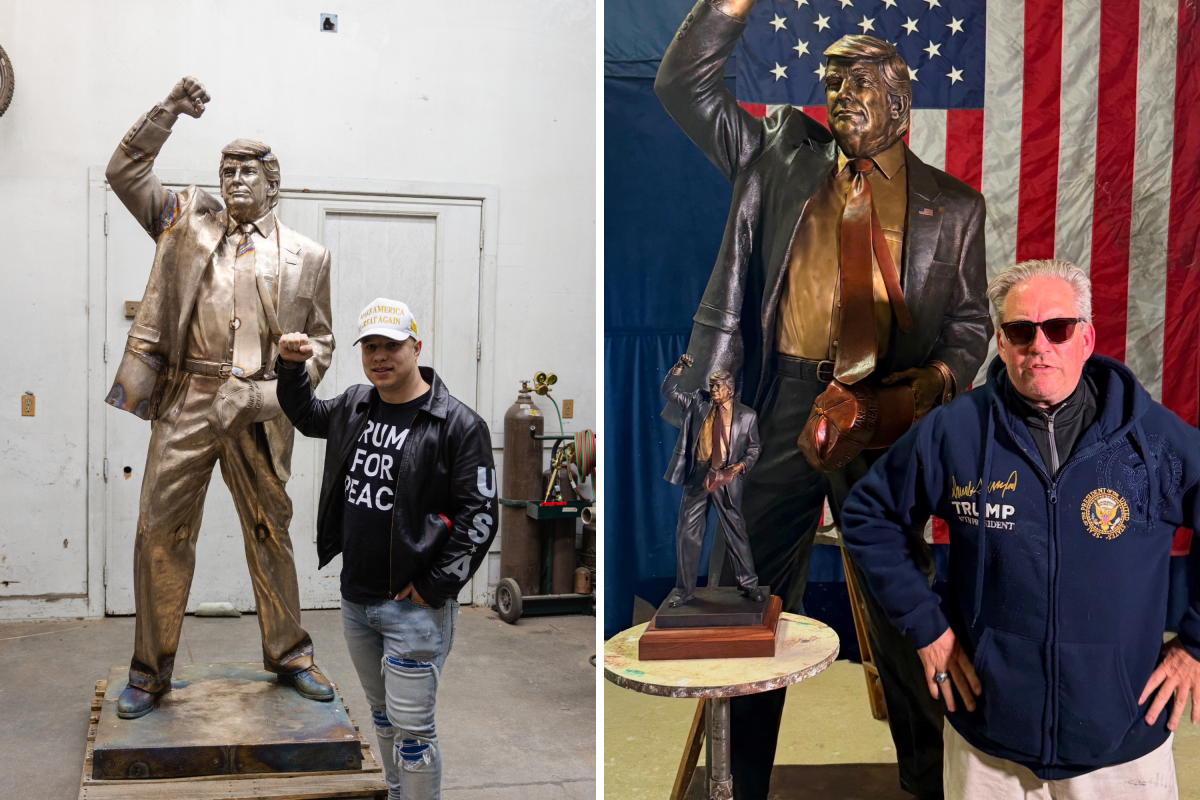 Anthony Constantino Trump statue