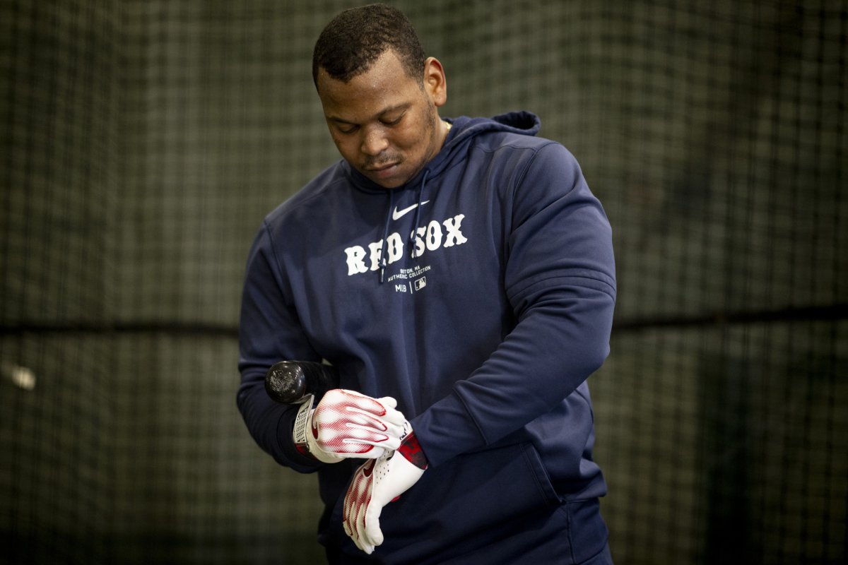 Red Sox third baseman Rafael Devers