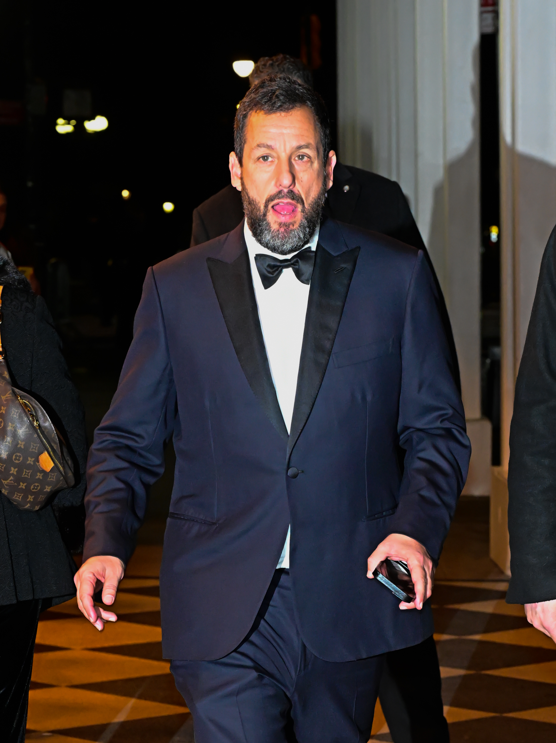 Adam Sandler Calls Black Tie at SNL 50 'Terrible Feeling'