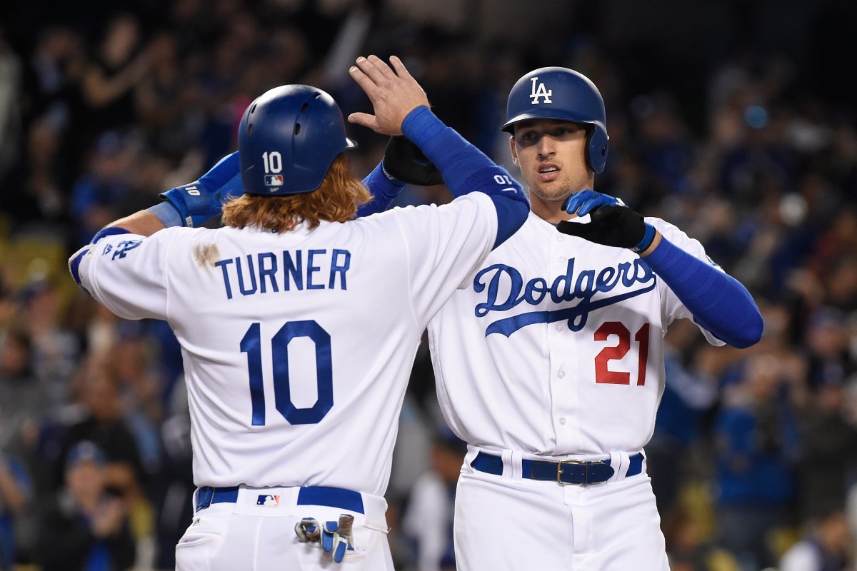 Los Angeles Dodgers Trayce Thompson Justin Turner