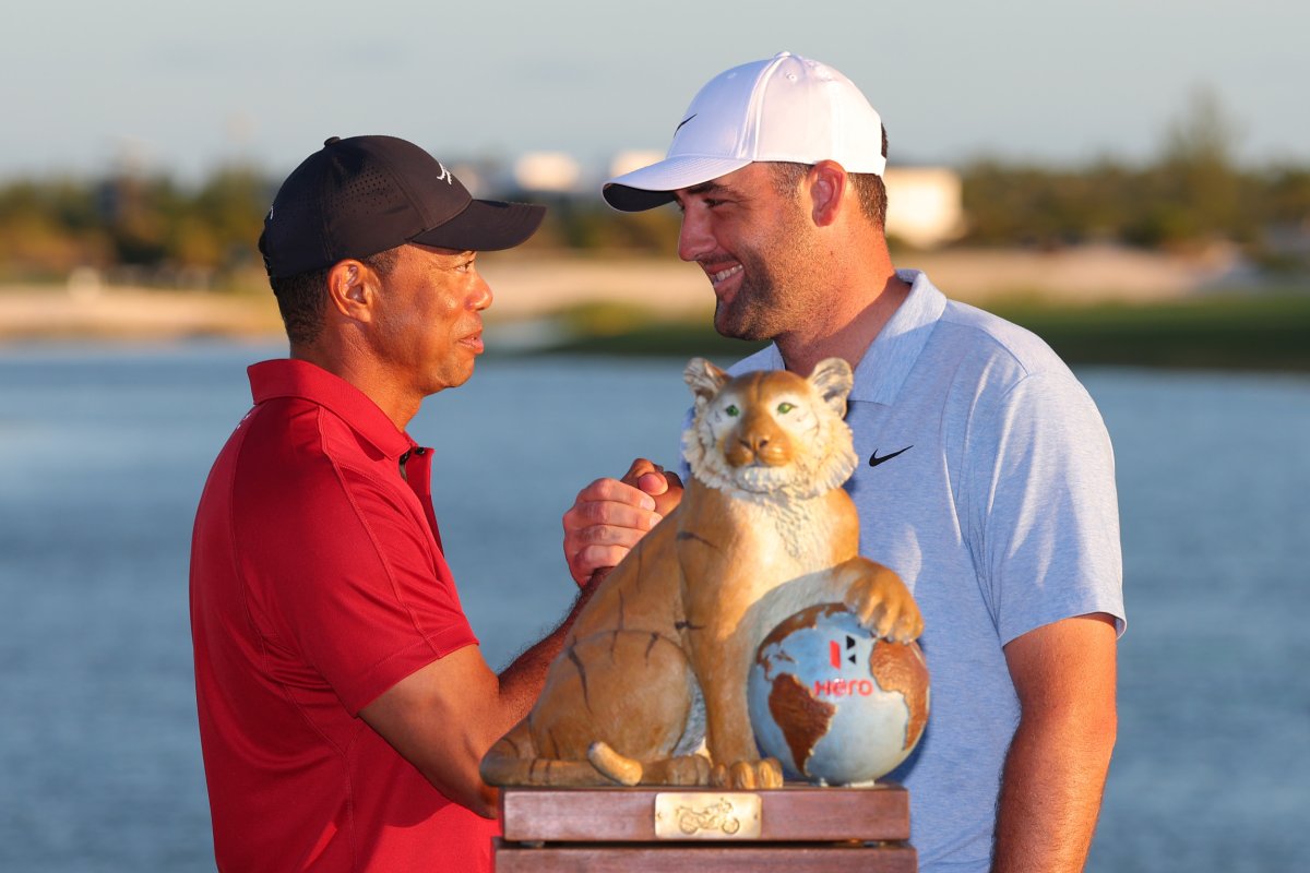 Tiger Woods Scottie Scheffler