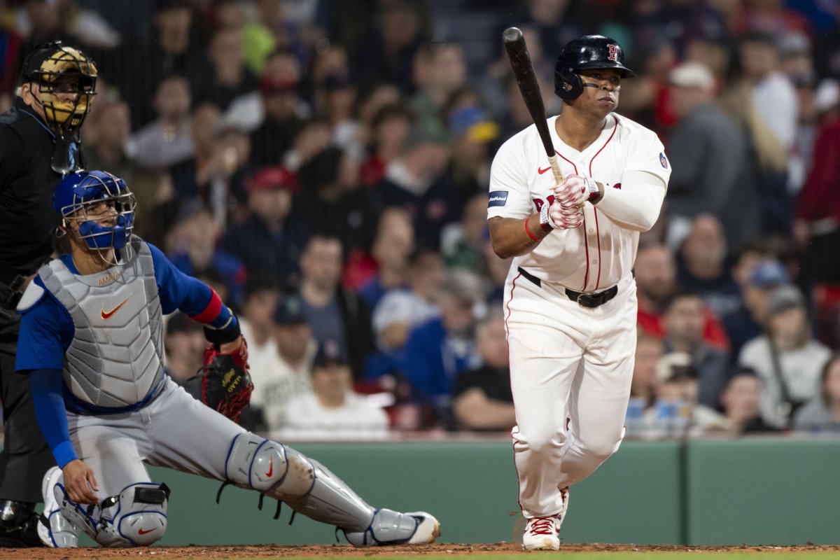 Boston Red Sox infielder Rafael Devers