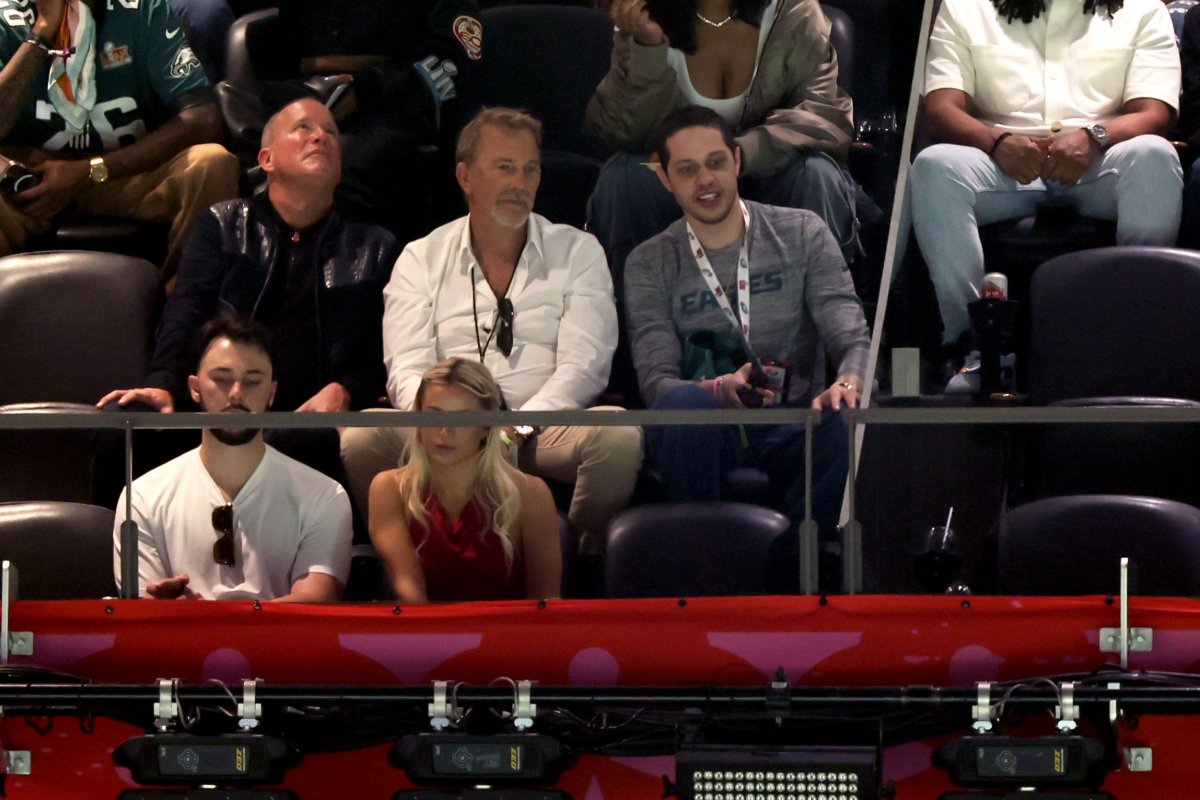 Kevin Costner and Pete Davidson