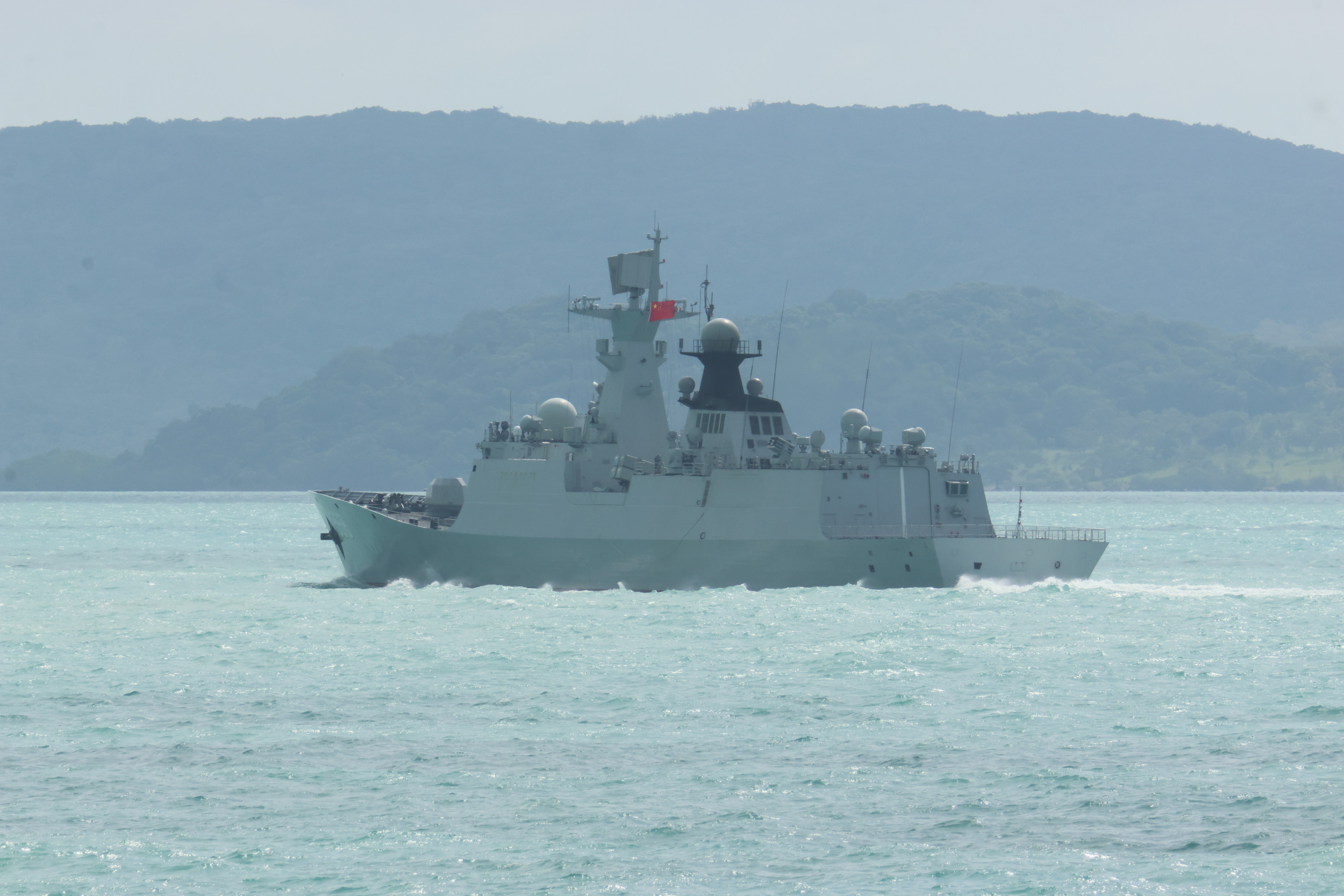 US ally shadows Chinese warships sailing near coast
