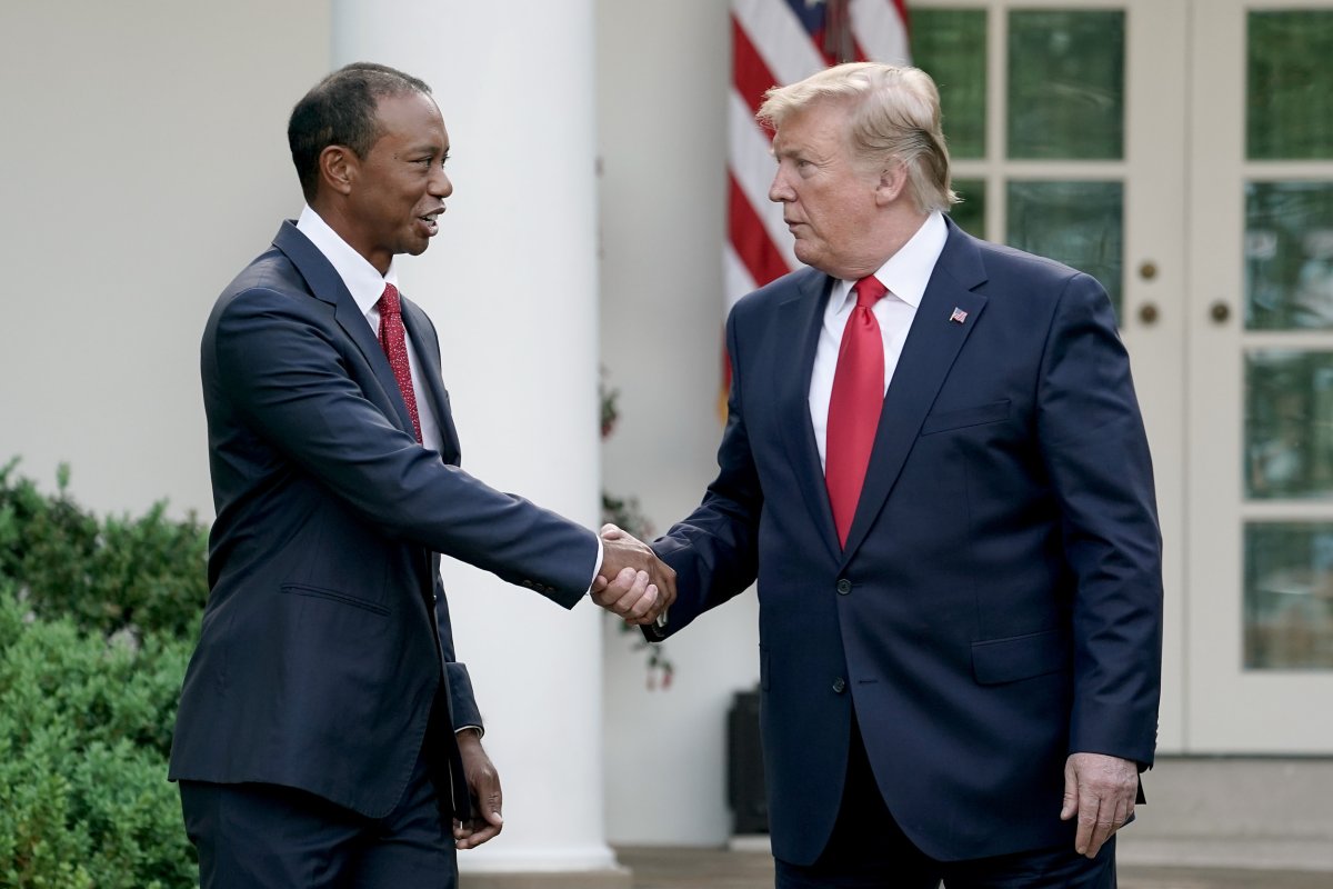 Woods and Trump